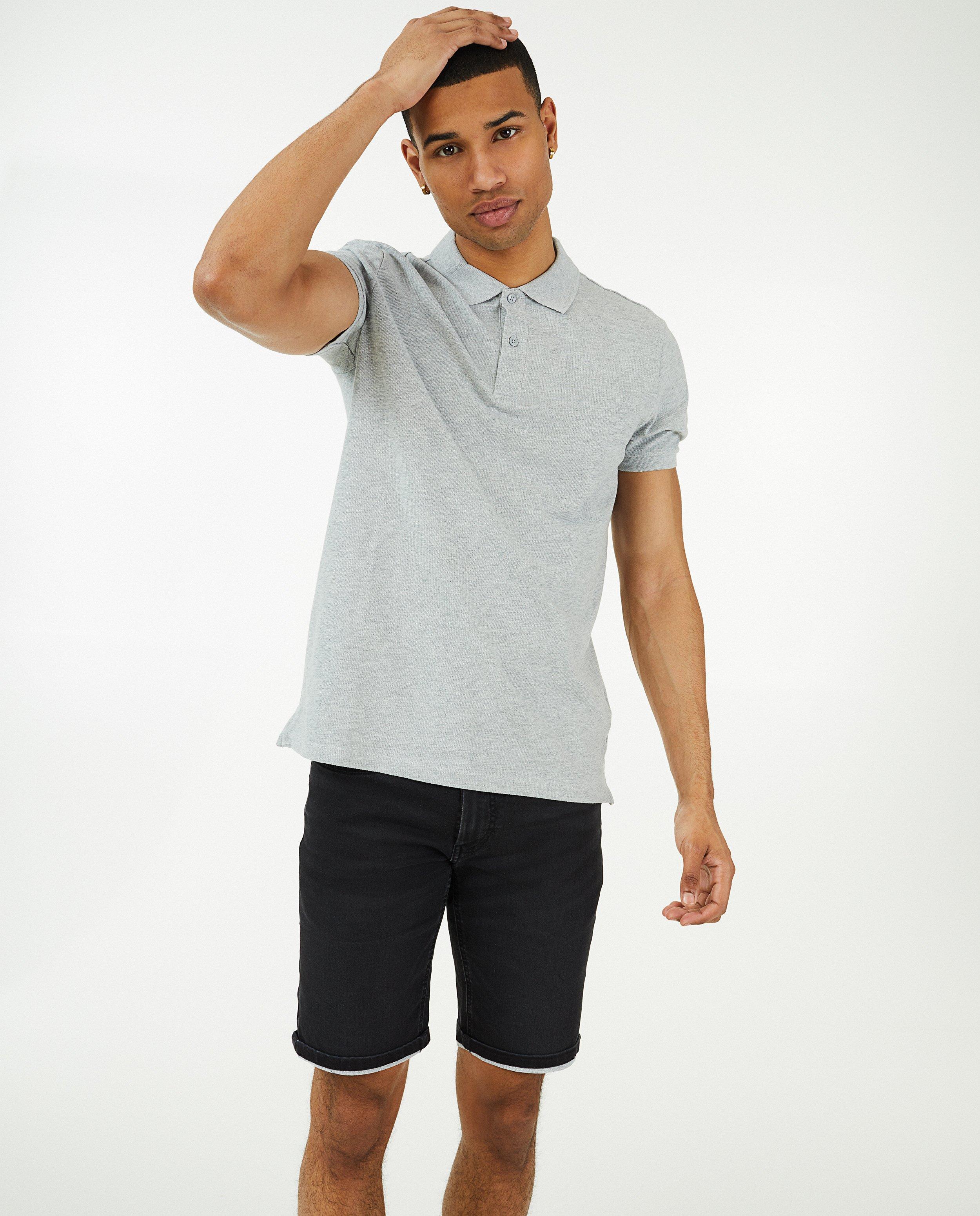 Shorts - Bermuda sweat denim gris