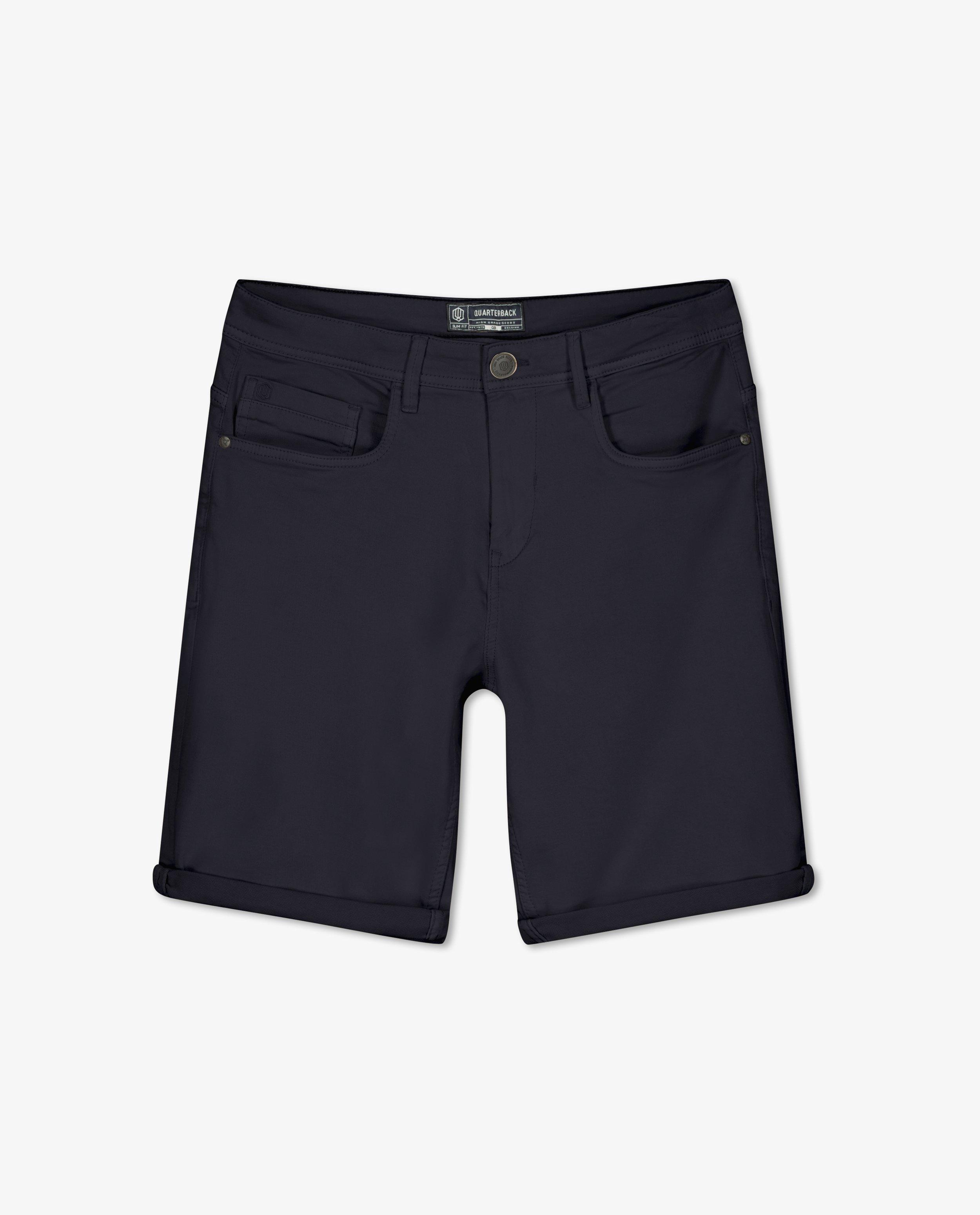 Shorten - Beige short met slim fit