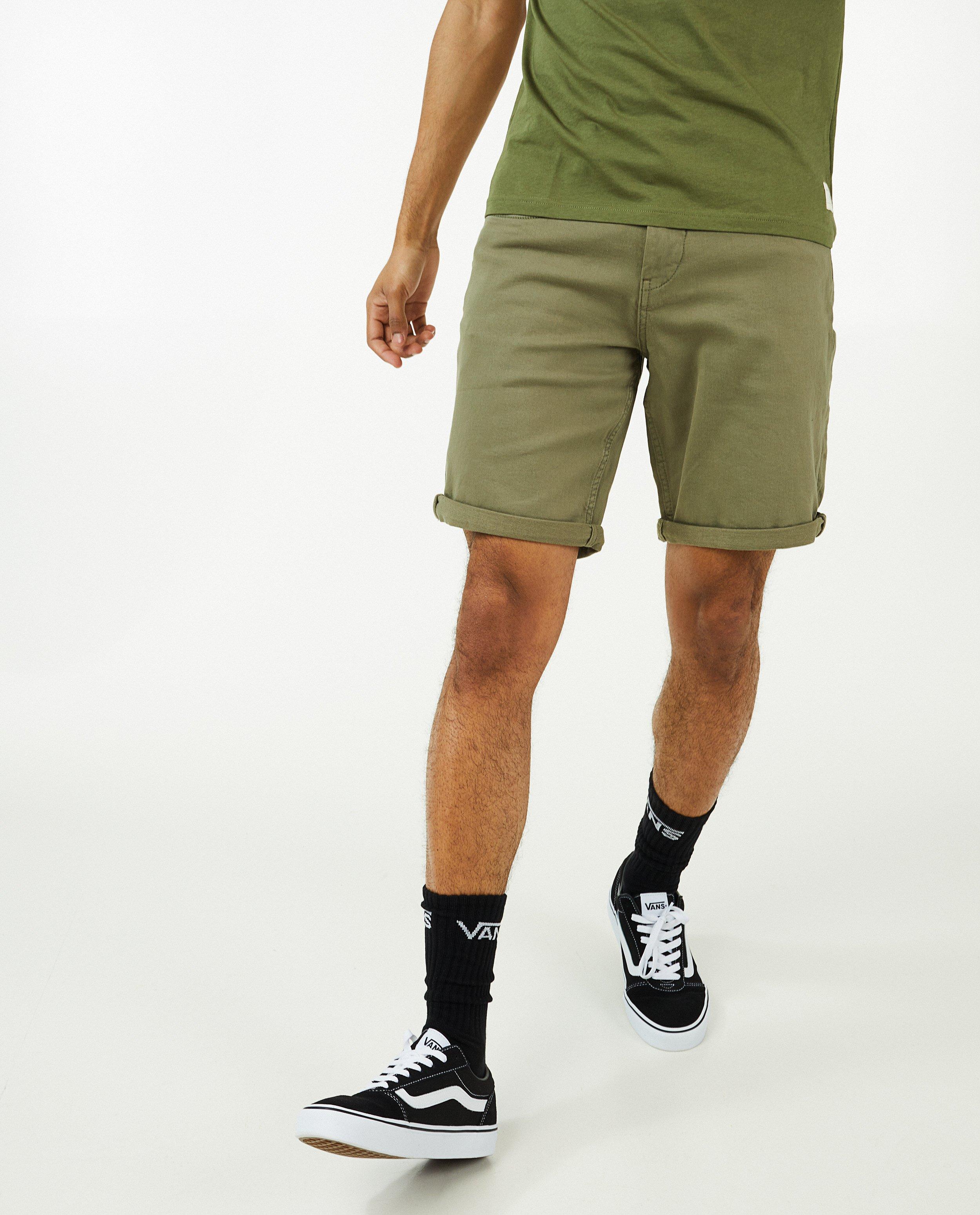 Shorts - Short beige, coupe slim