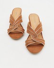 Chaussures - Tongs brunes à talon Sprox