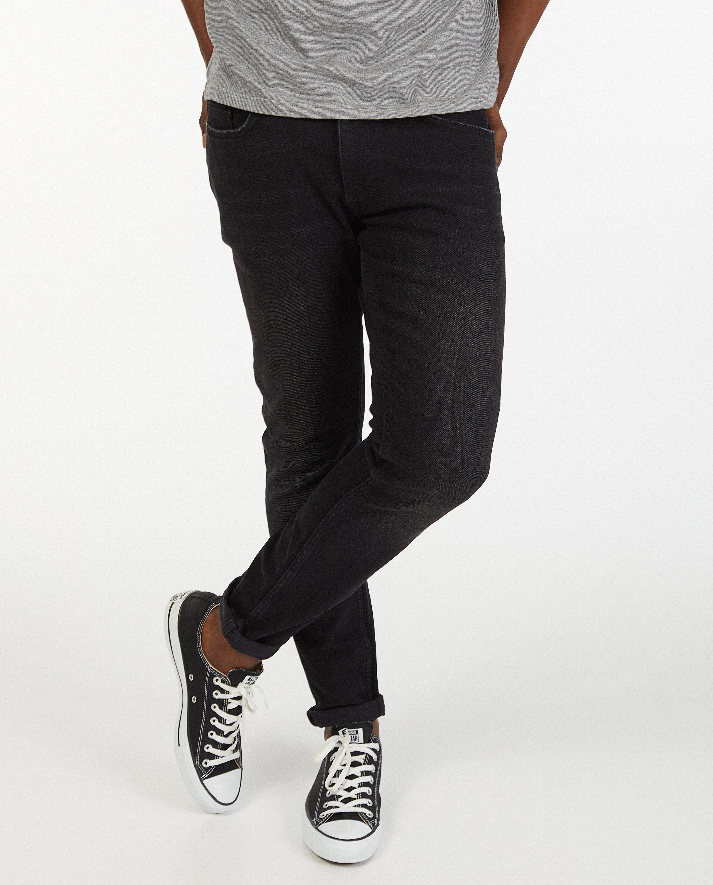 Jeans - Jeans tapered fit noir Luke