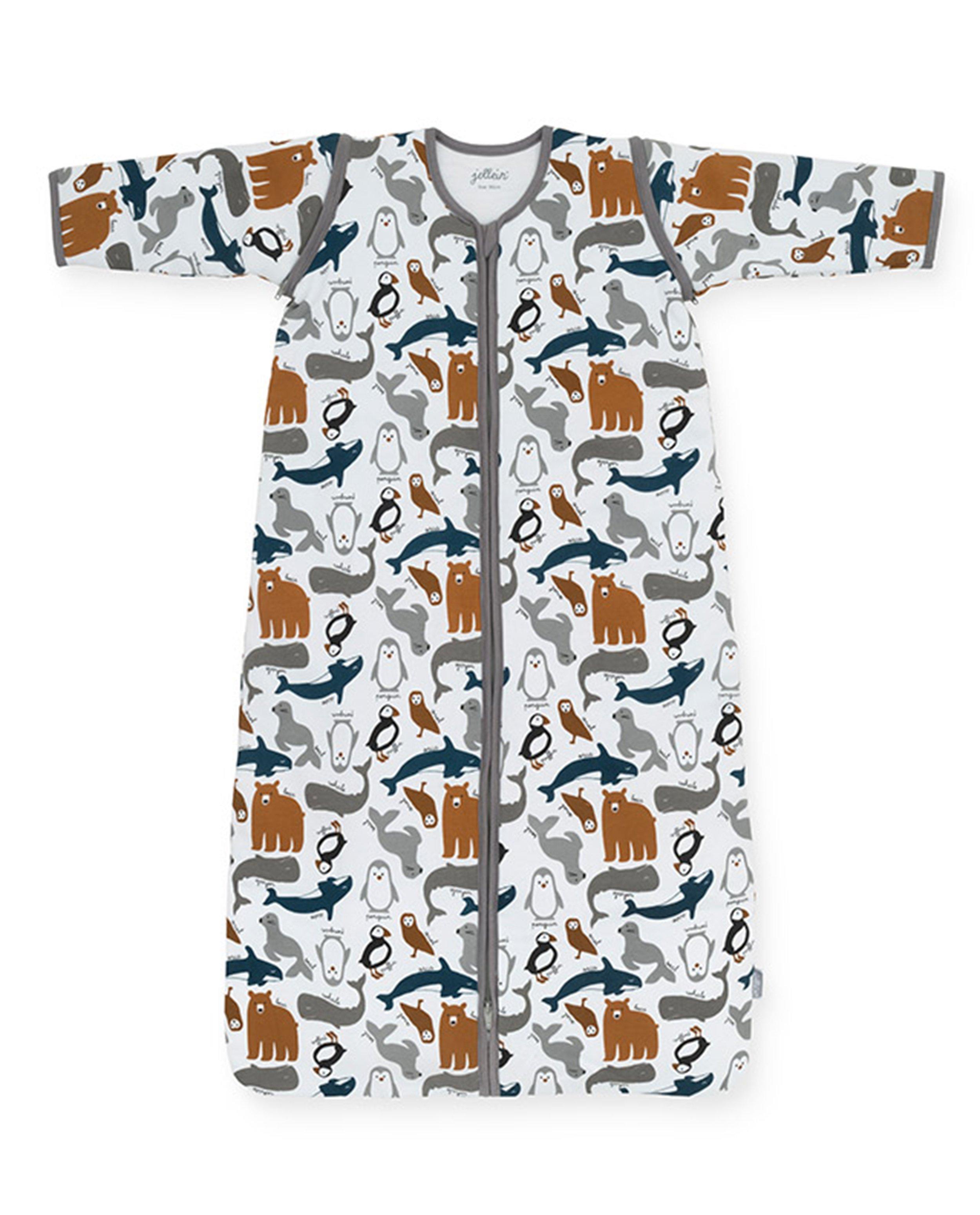 Slaapzak met print Jollein - 110 cm - dierenprint - Jollein