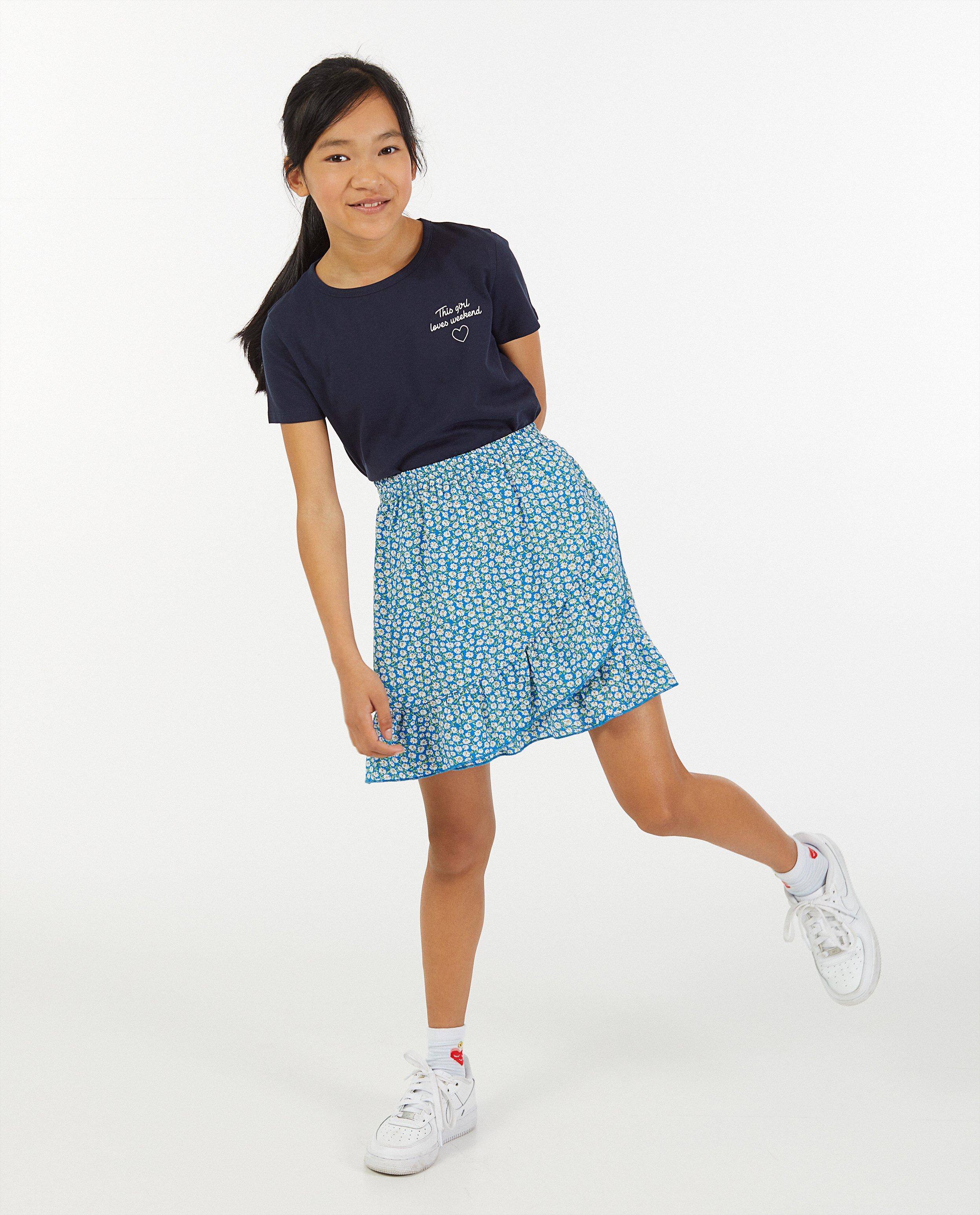T-shirt met opschrift BESTies - stretch - Besties