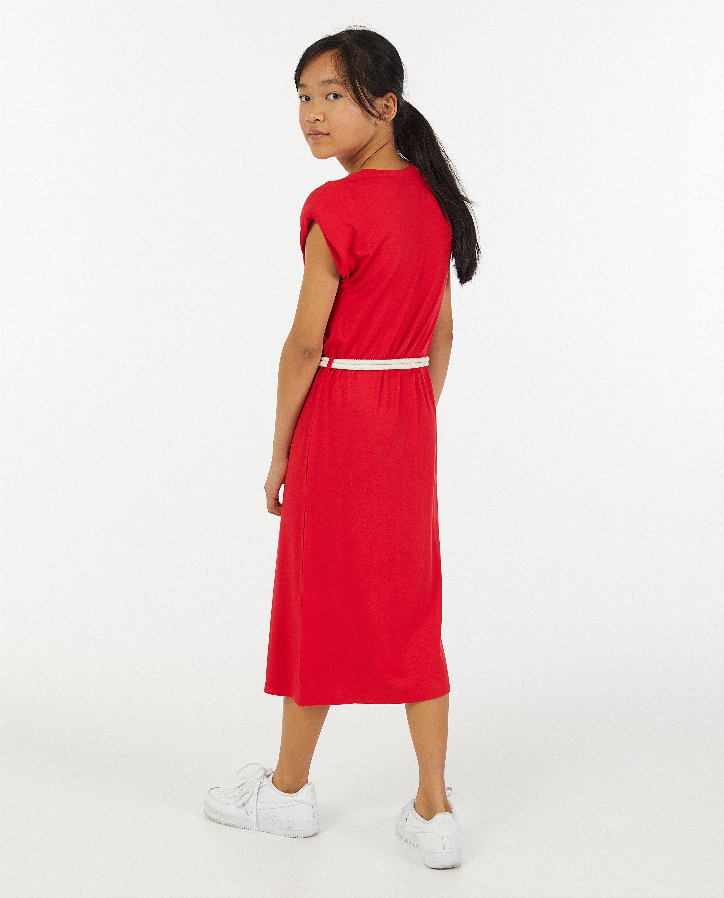 Robes - Robe rouge à ceinture BESTies