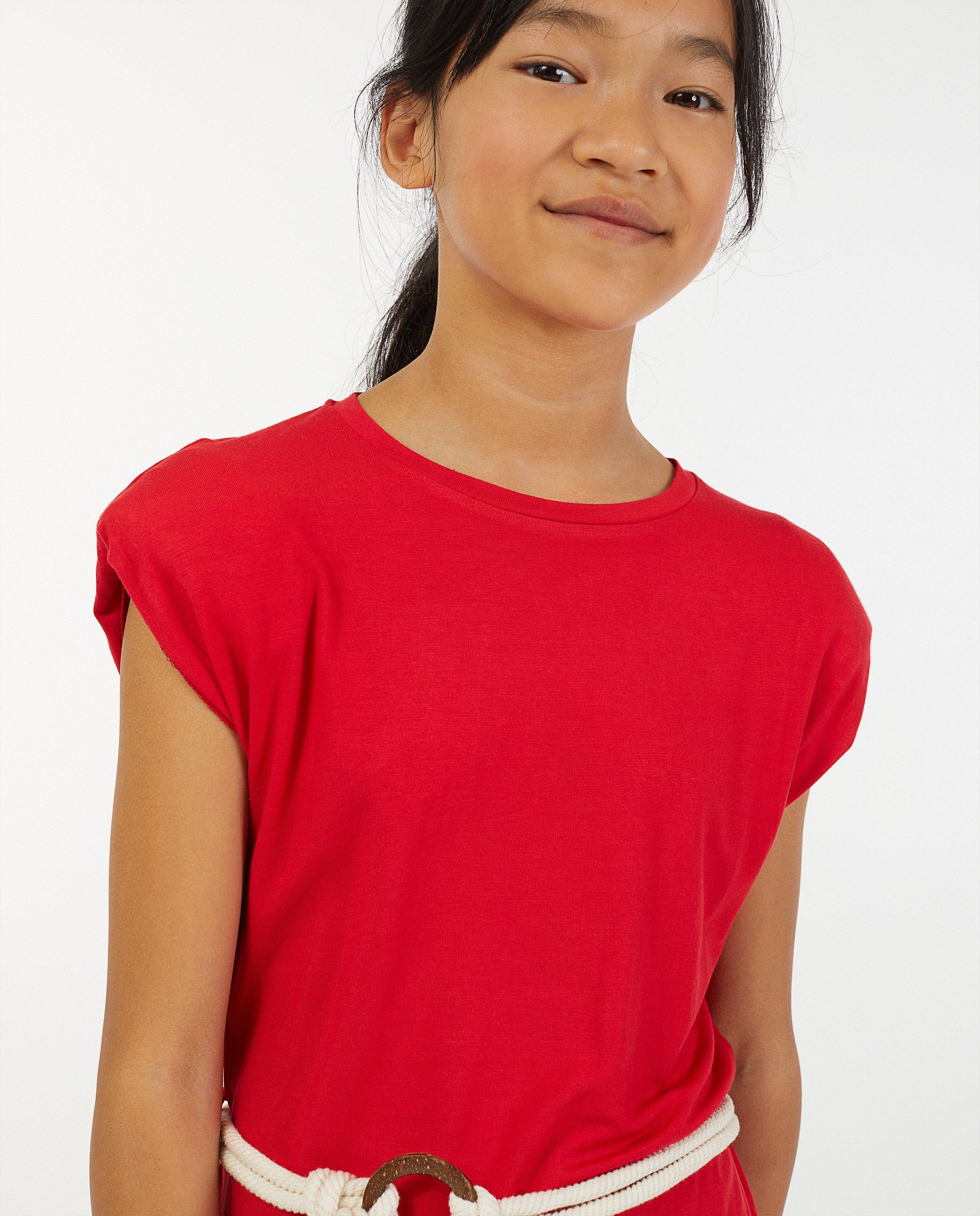 Robes - Robe rouge à ceinture BESTies