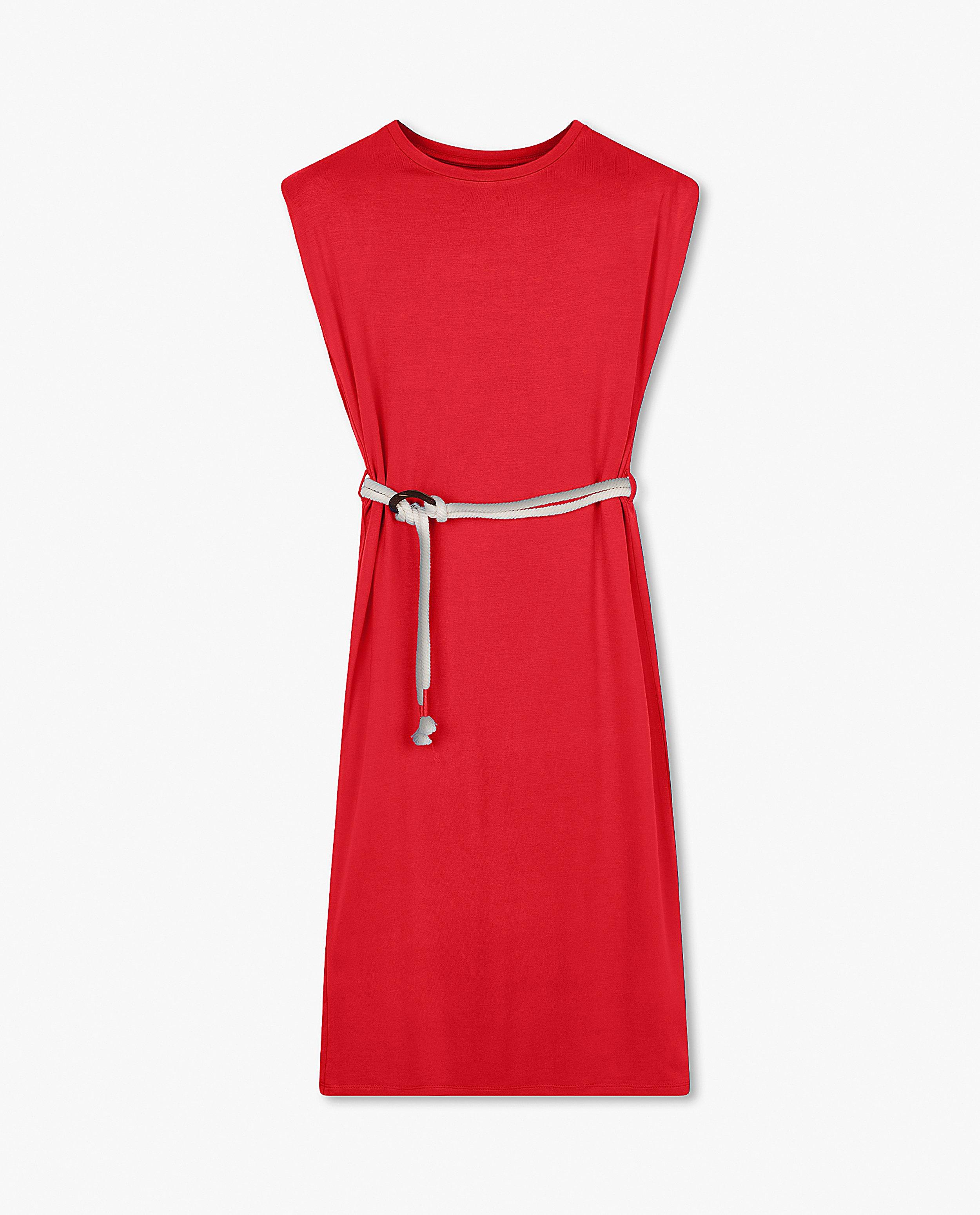 Robes - Robe rouge à ceinture BESTies