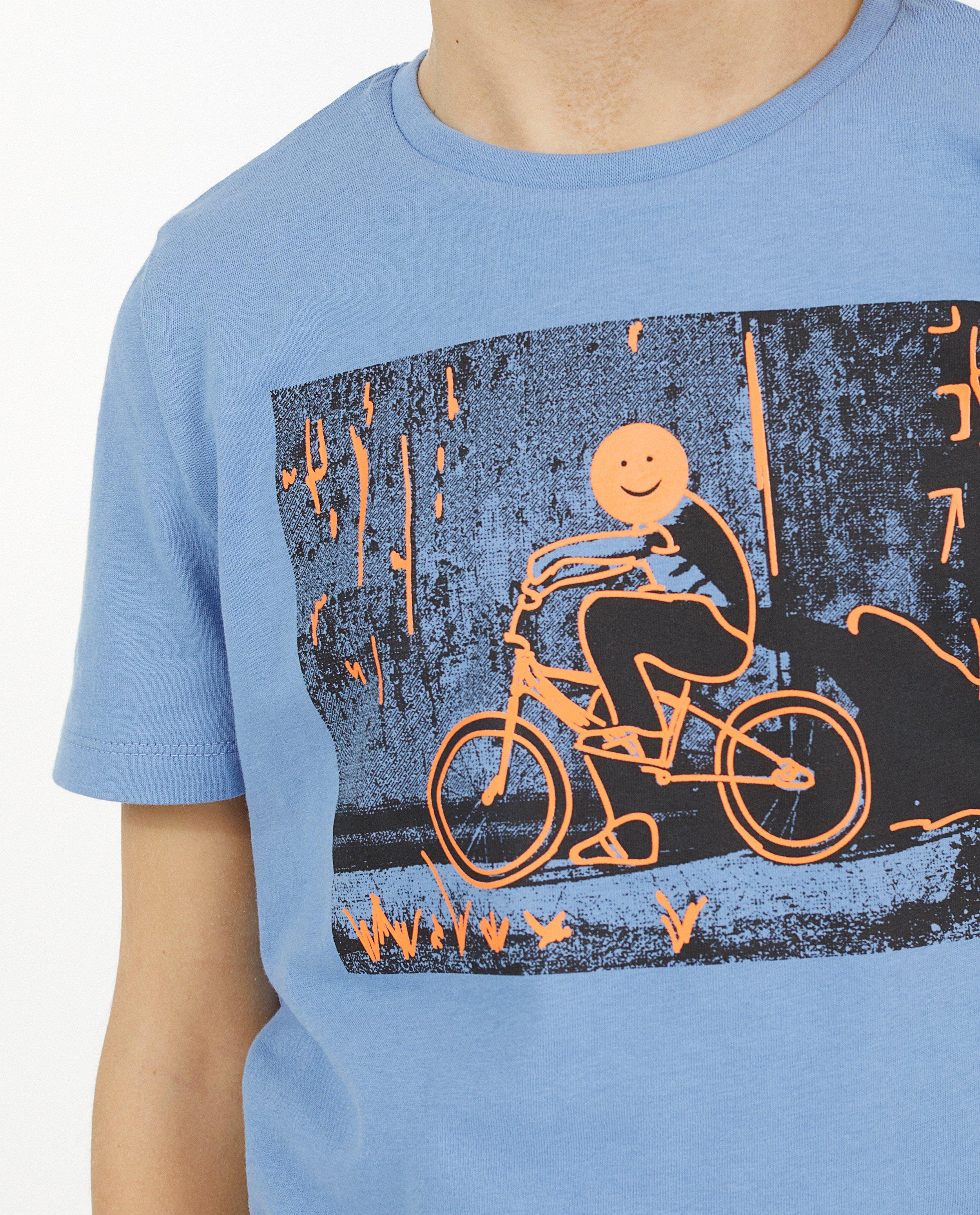 T-shirts - Grijs T-shirt met print BESTies