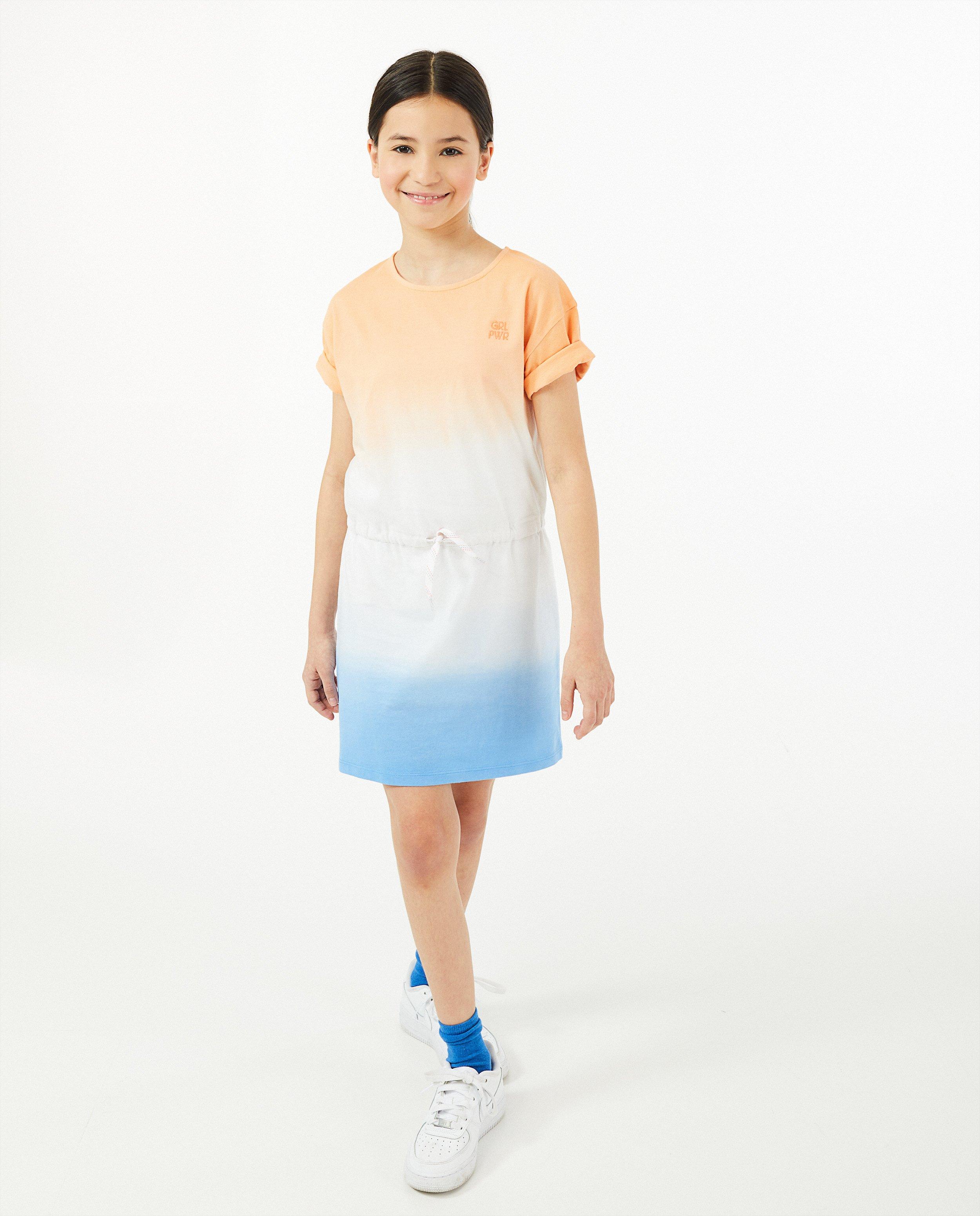 Robes - Robe en coton bio avec un imprimé en dégradé