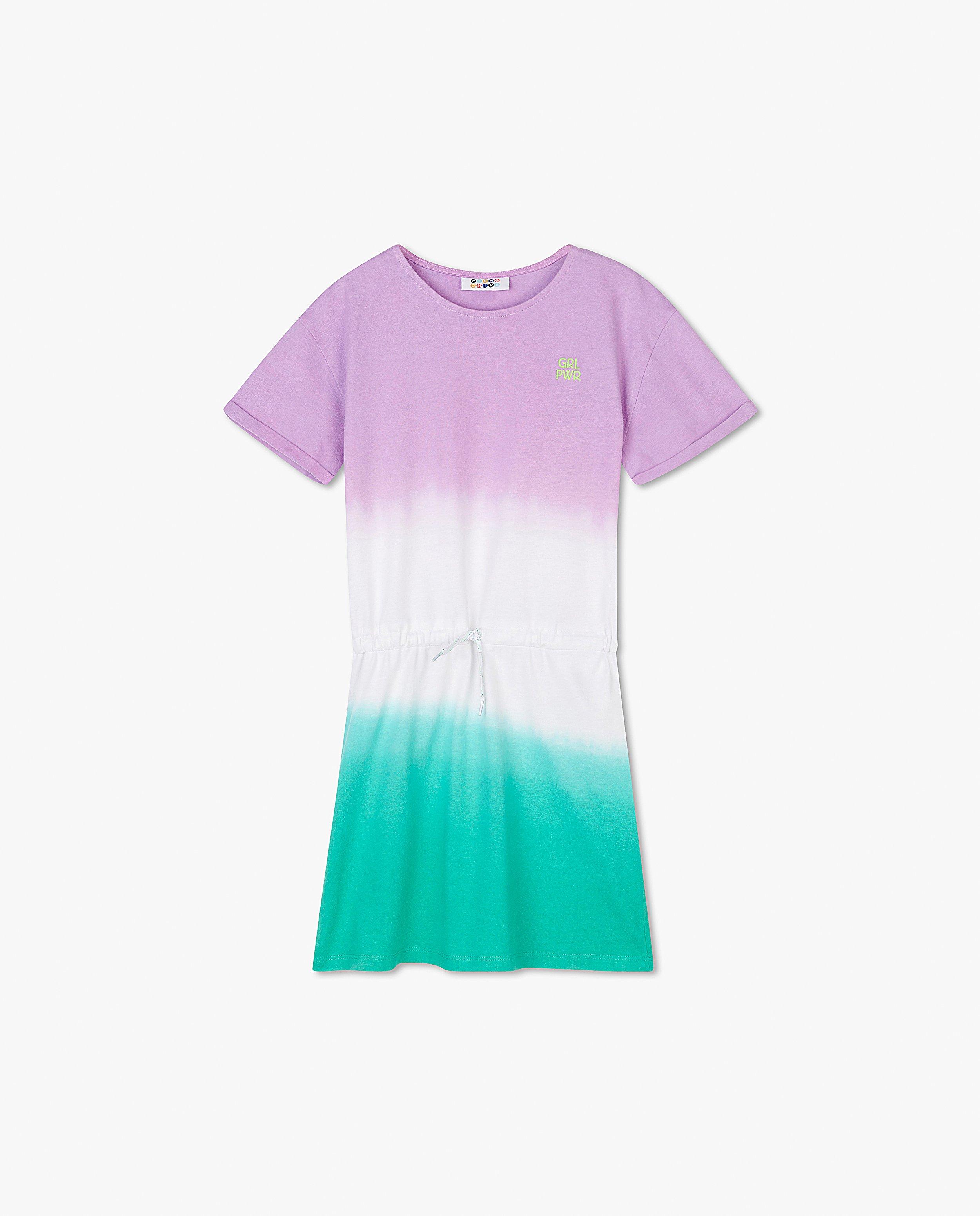 Robes - Robe en coton bio avec un imprimé en dégradé
