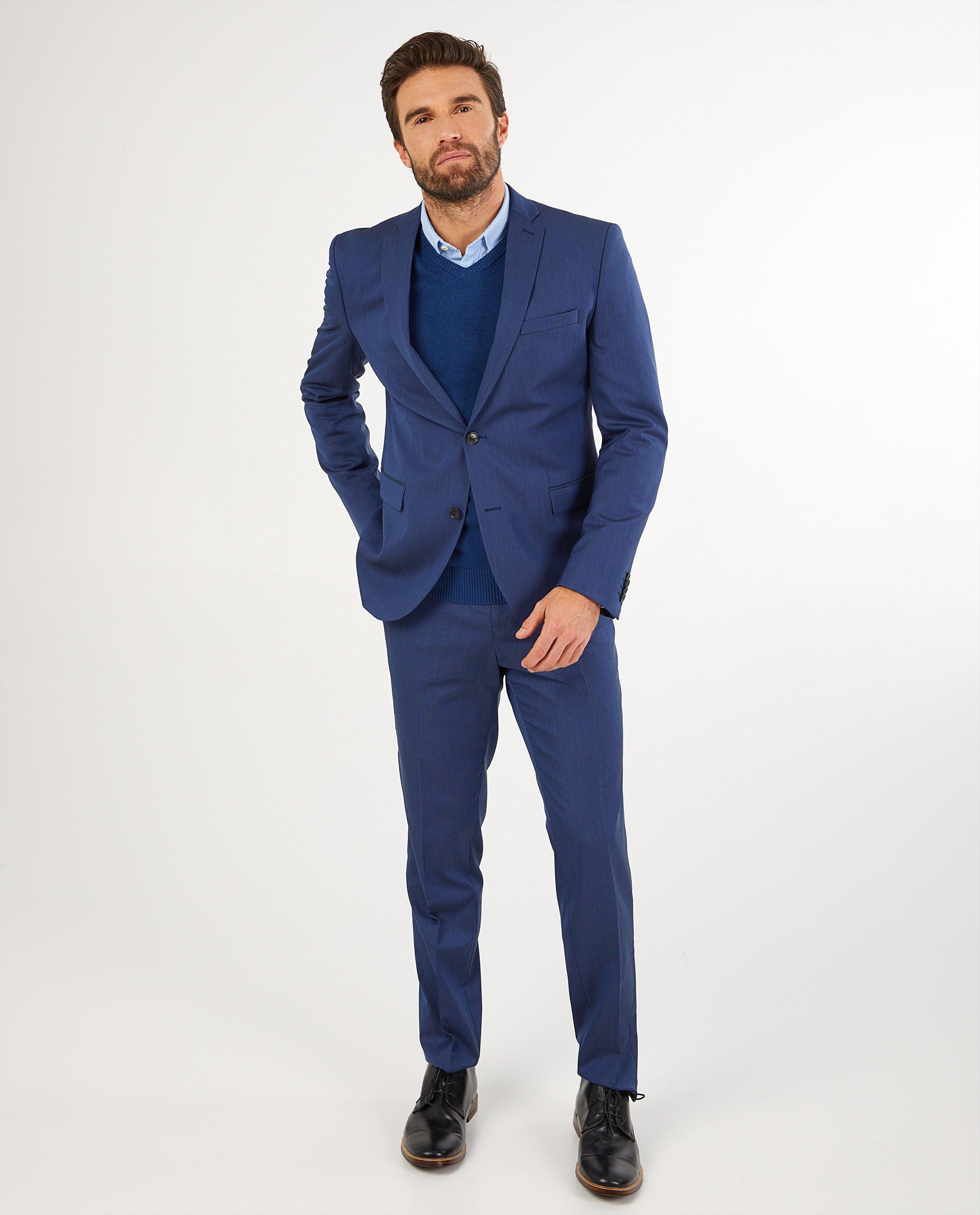 Veston bleu s.Oliver - avec micro-imprimé - S. Oliver
