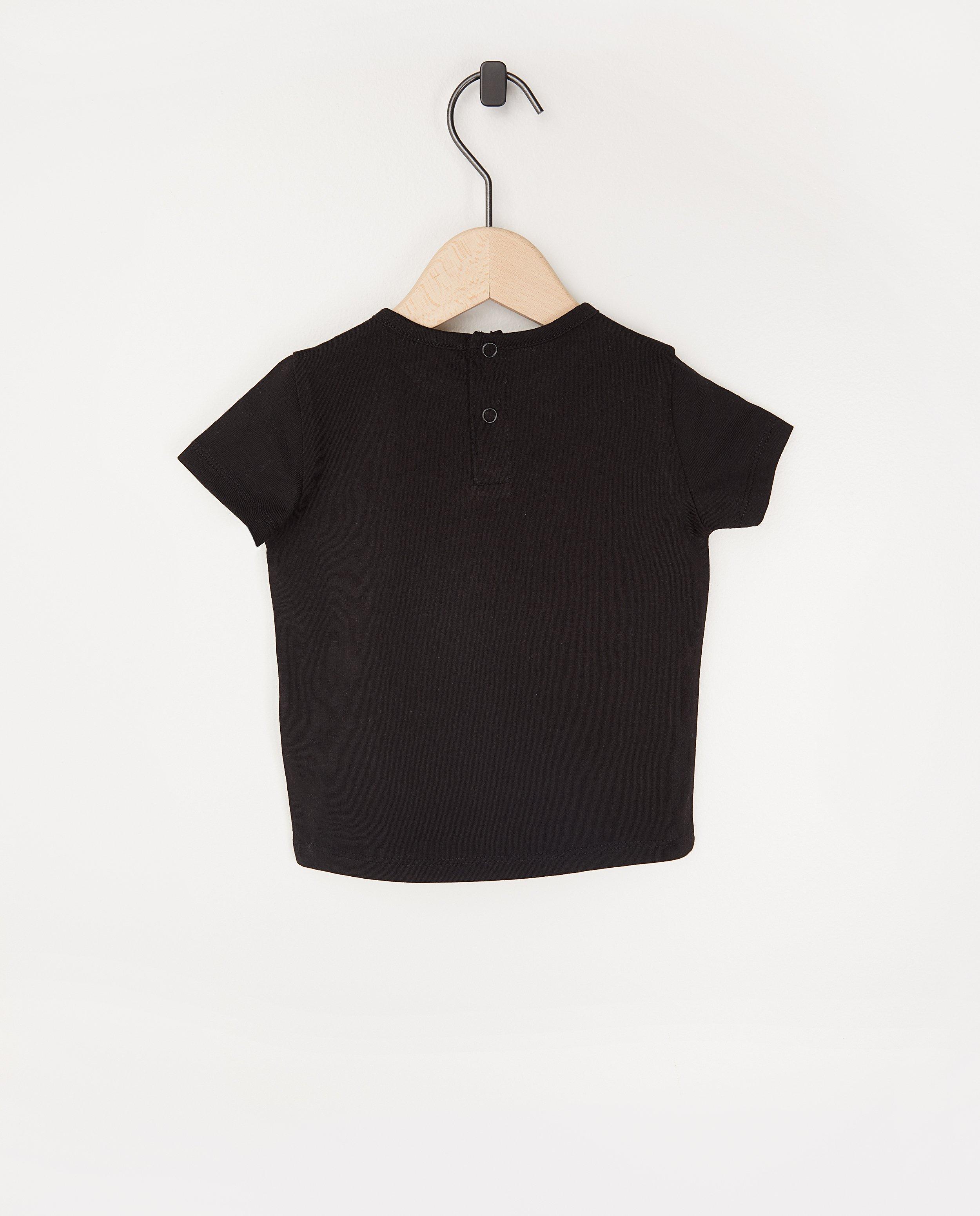 T-shirts - Twinning baby T-shirt met opschrift