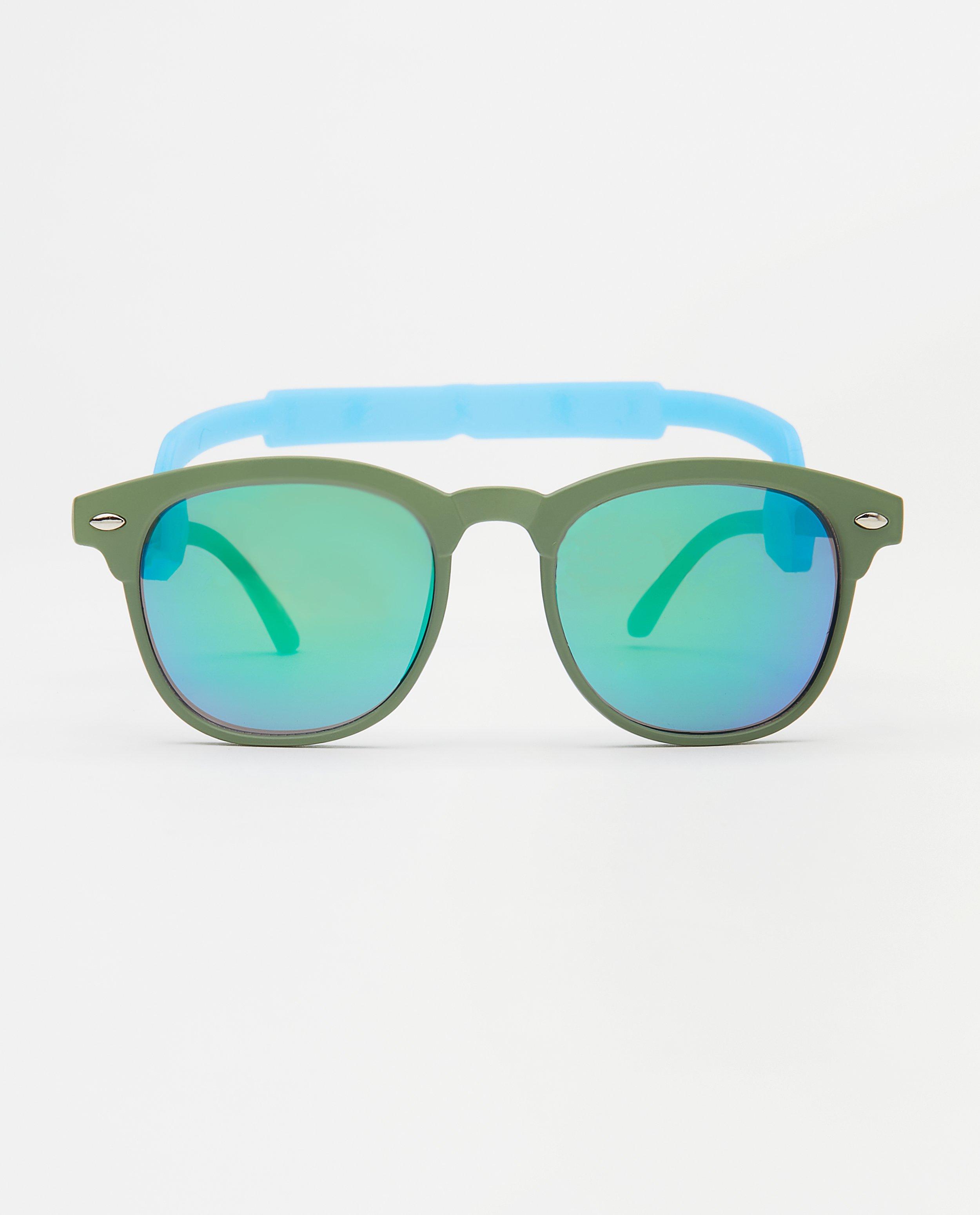 Lunettes de soleil vertes pour bébés - avec élastique amovible - JBC