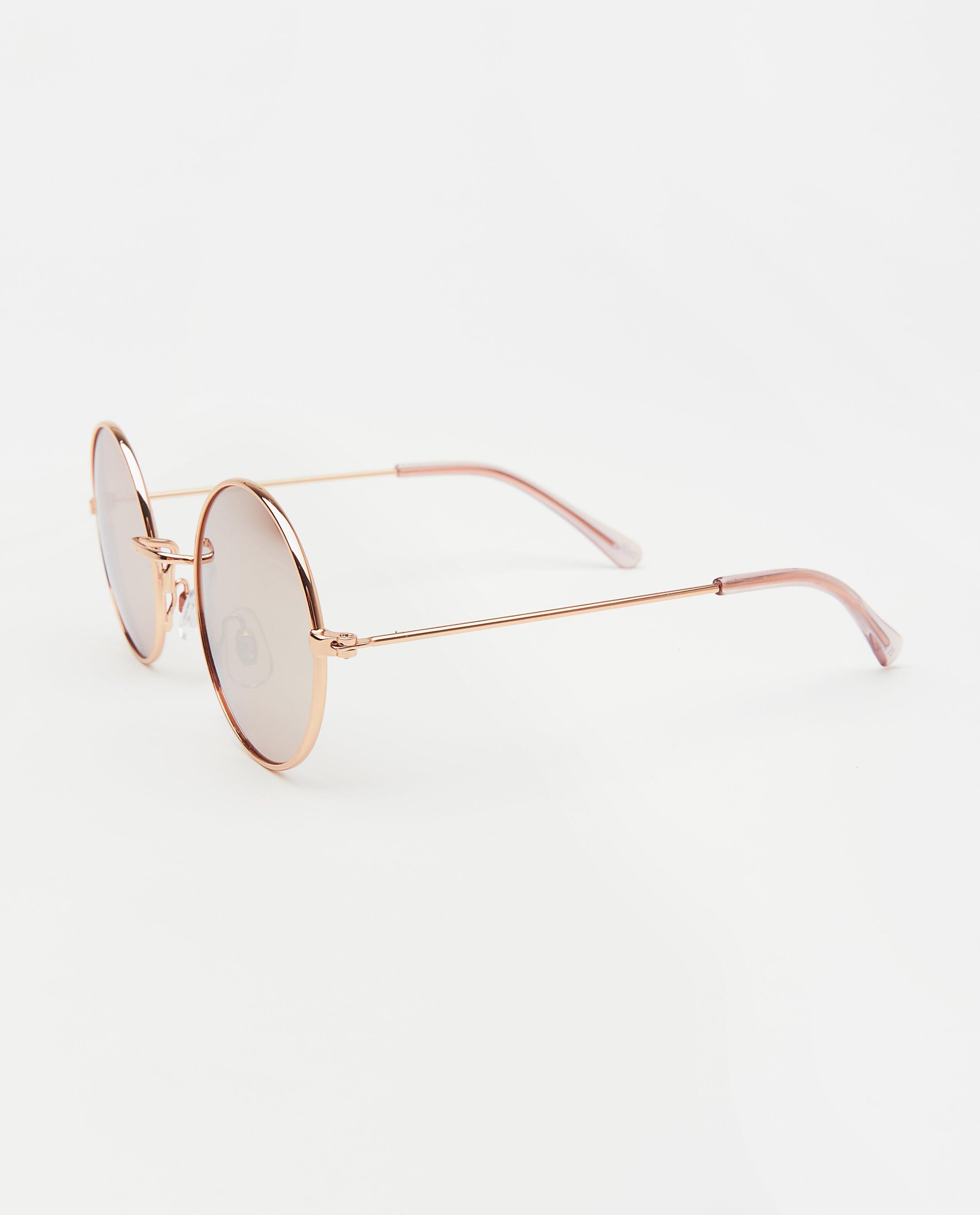 Lunettes de soleil - Lunettes de soleil rondes roses