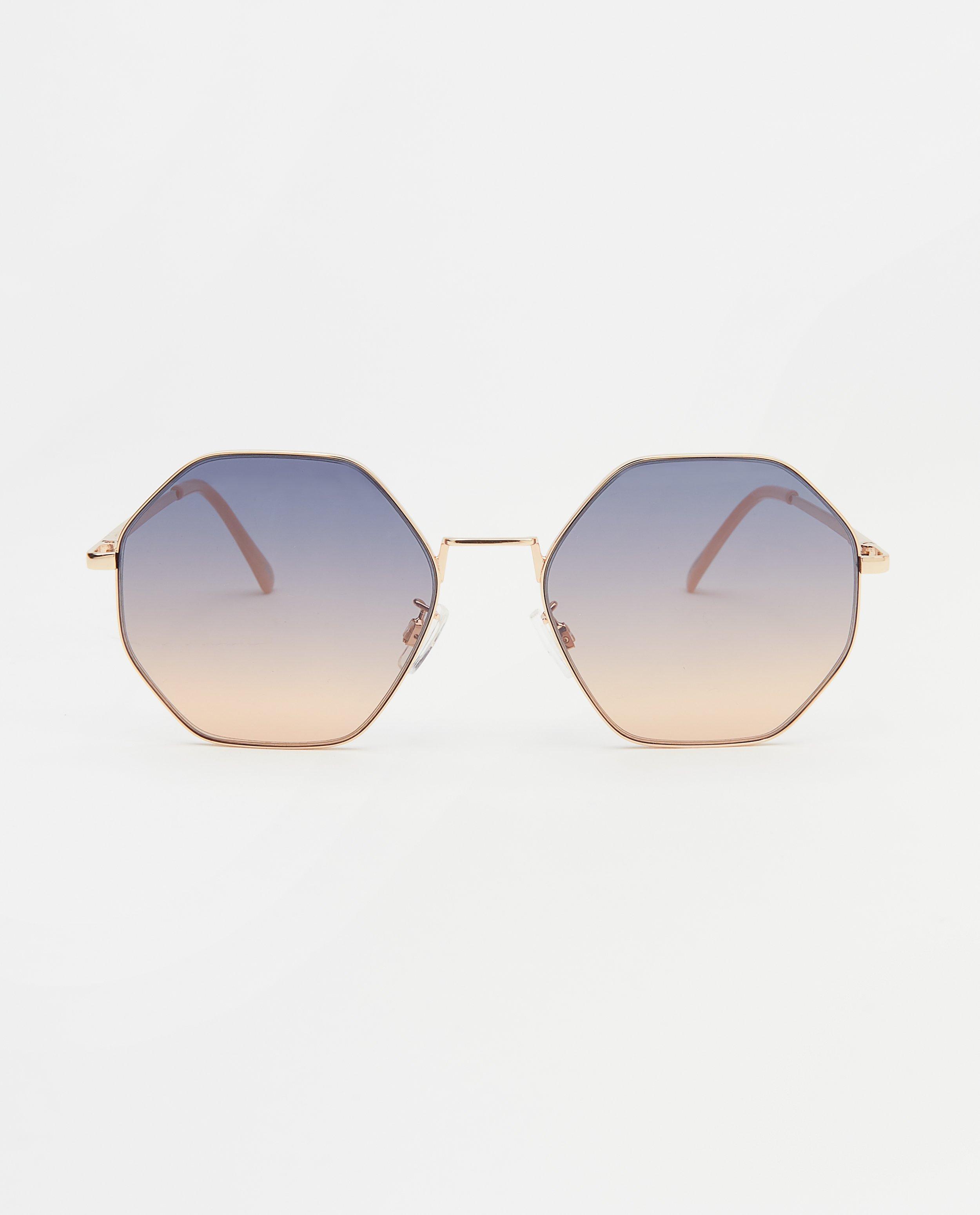 Lunettes de soleil dorées - monture métallique - JBC