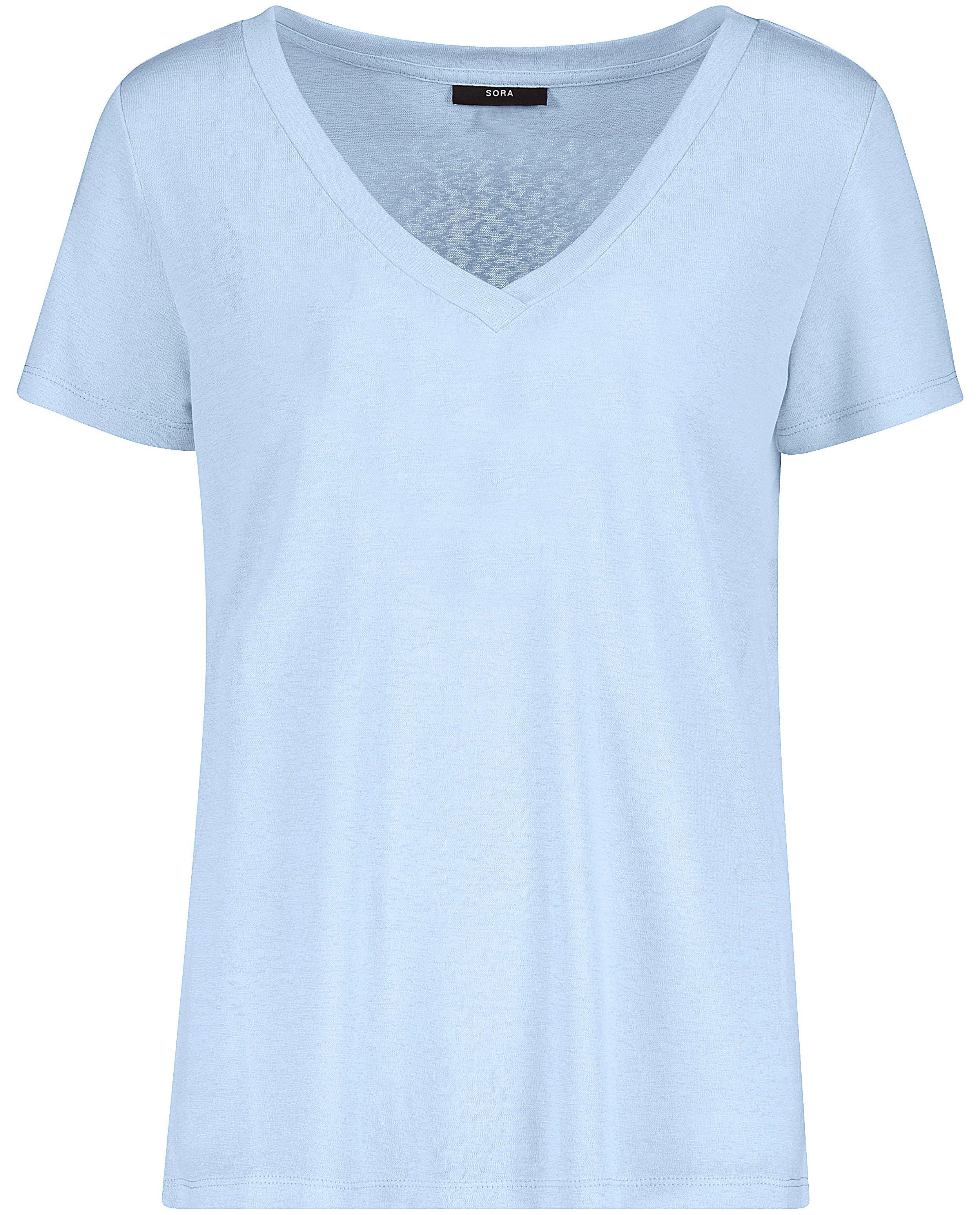 Geel T-shirt met V-hals Sora - Product Detail - lichtblauw - afbeelding nummer 5