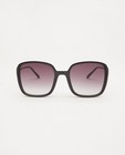 Zwarte zonnebril - met vierkanten glazen - JBC