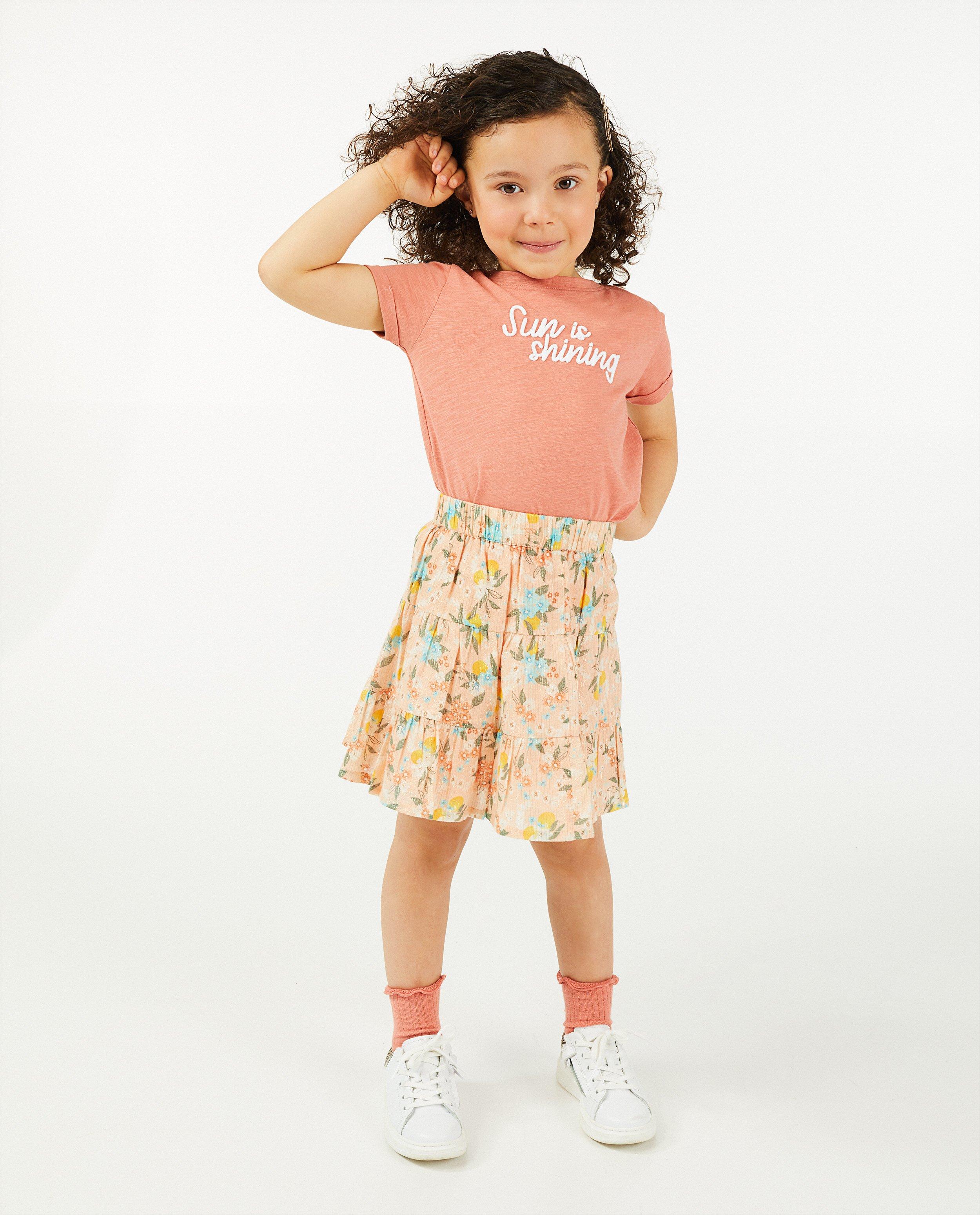 Roze T-shirt met opschrift - null - Cuddles and Smiles