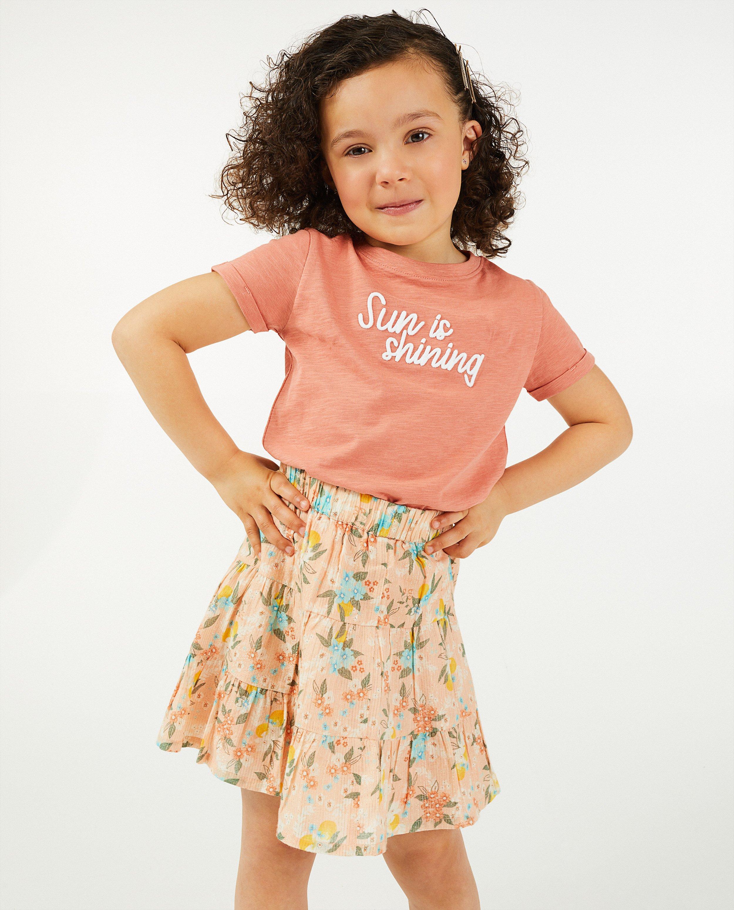 T-shirts - Wit T-shirt met opschrift