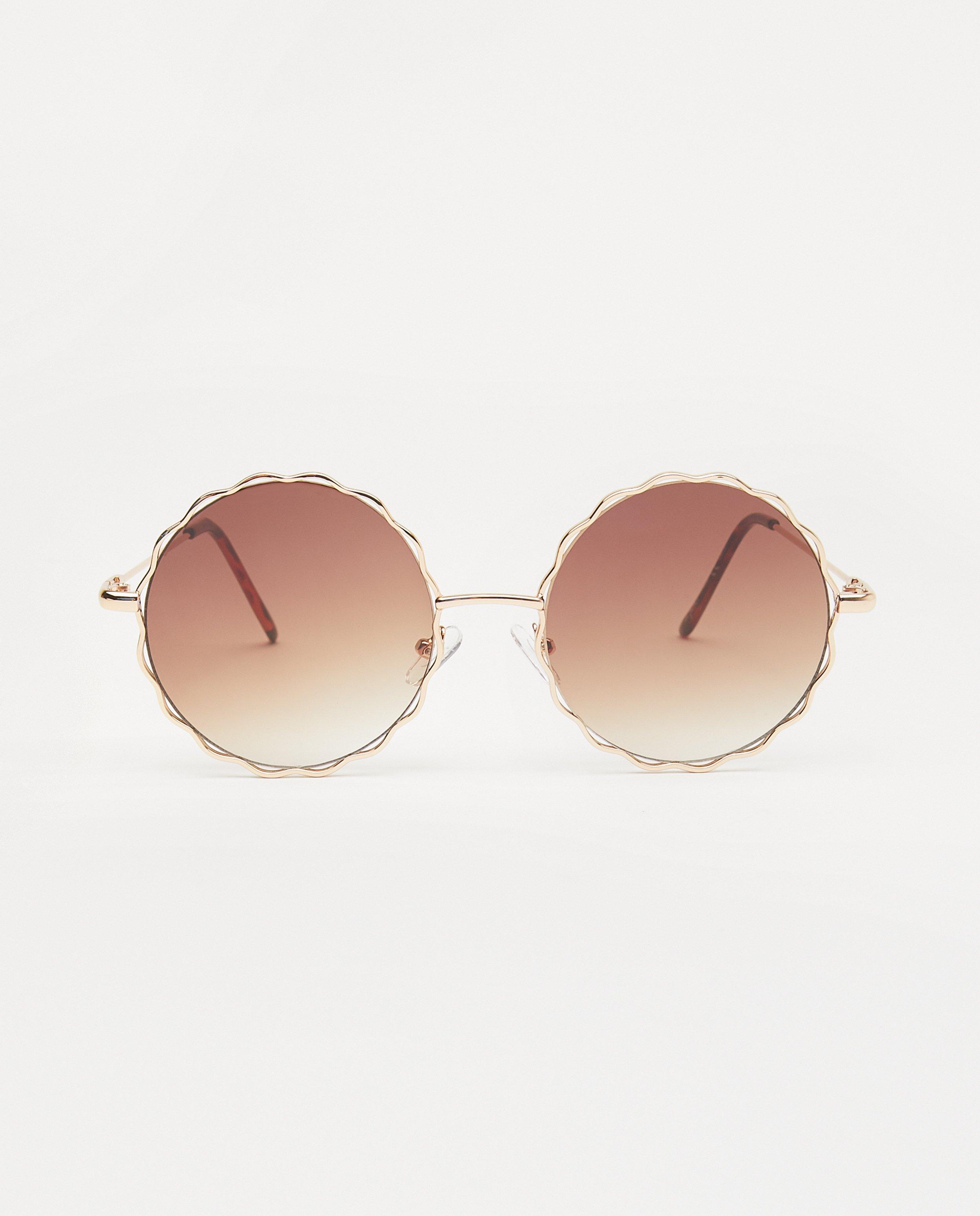 Lunettes de soleil avec ondulation - monture métallique - JBC