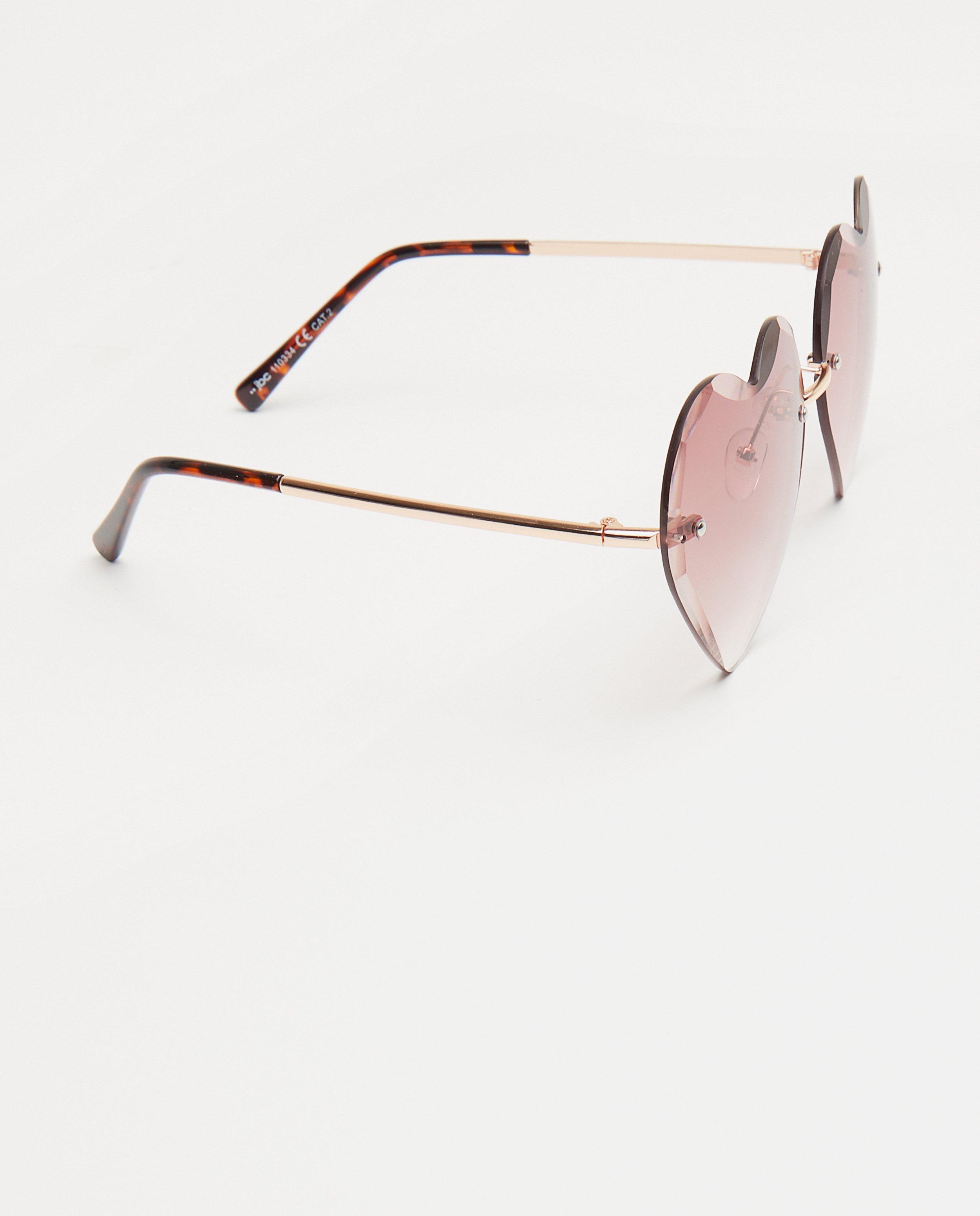 Lunettes de soleil - Lunettes de soleil en forme de cœur