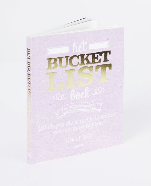 Le livre « Bucketlist » d’Elise De Rijck - pour les grands-parents - Lannoo