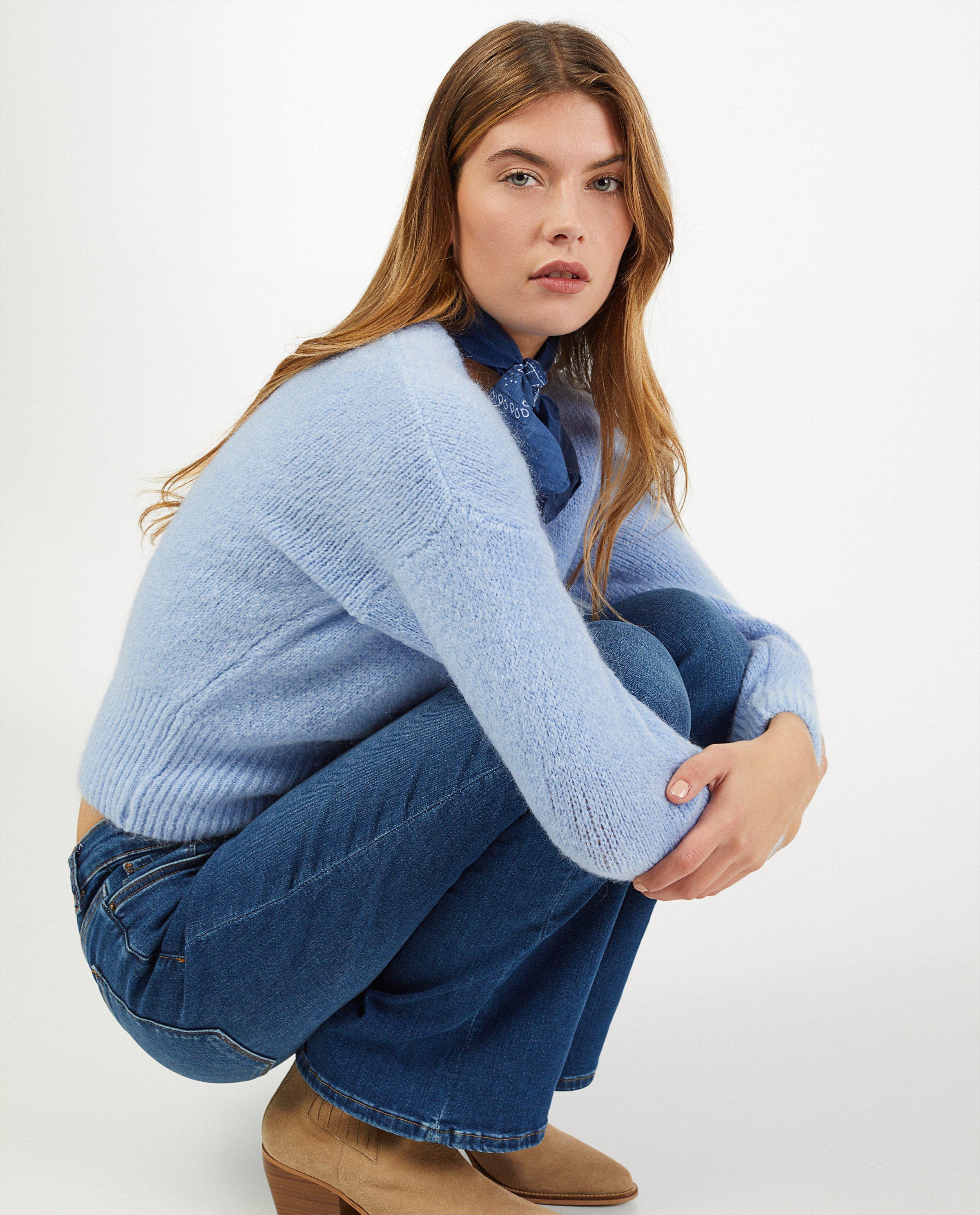 Cardigan vert - en fin tricot - Ella Italia