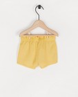 Shorts - Short jaune en lyocell