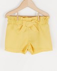 Shorts - Short jaune en lyocell