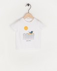 Wit T-shirt met print BESTies - van katoen - Besties