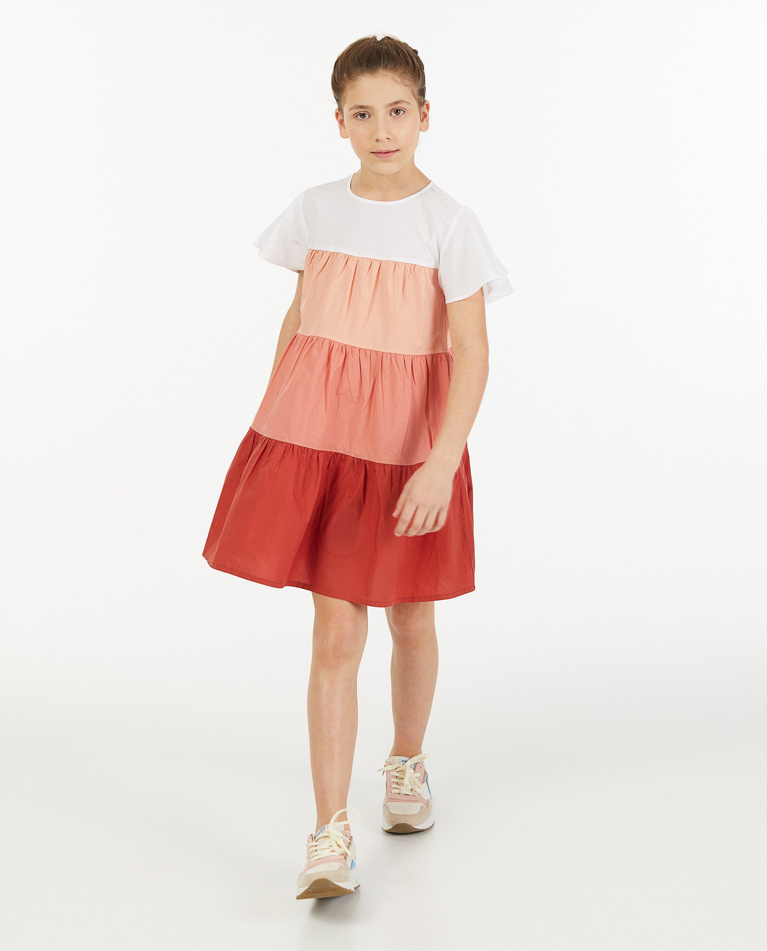 Robe en coton avec color block - stretch - Fish & Chips