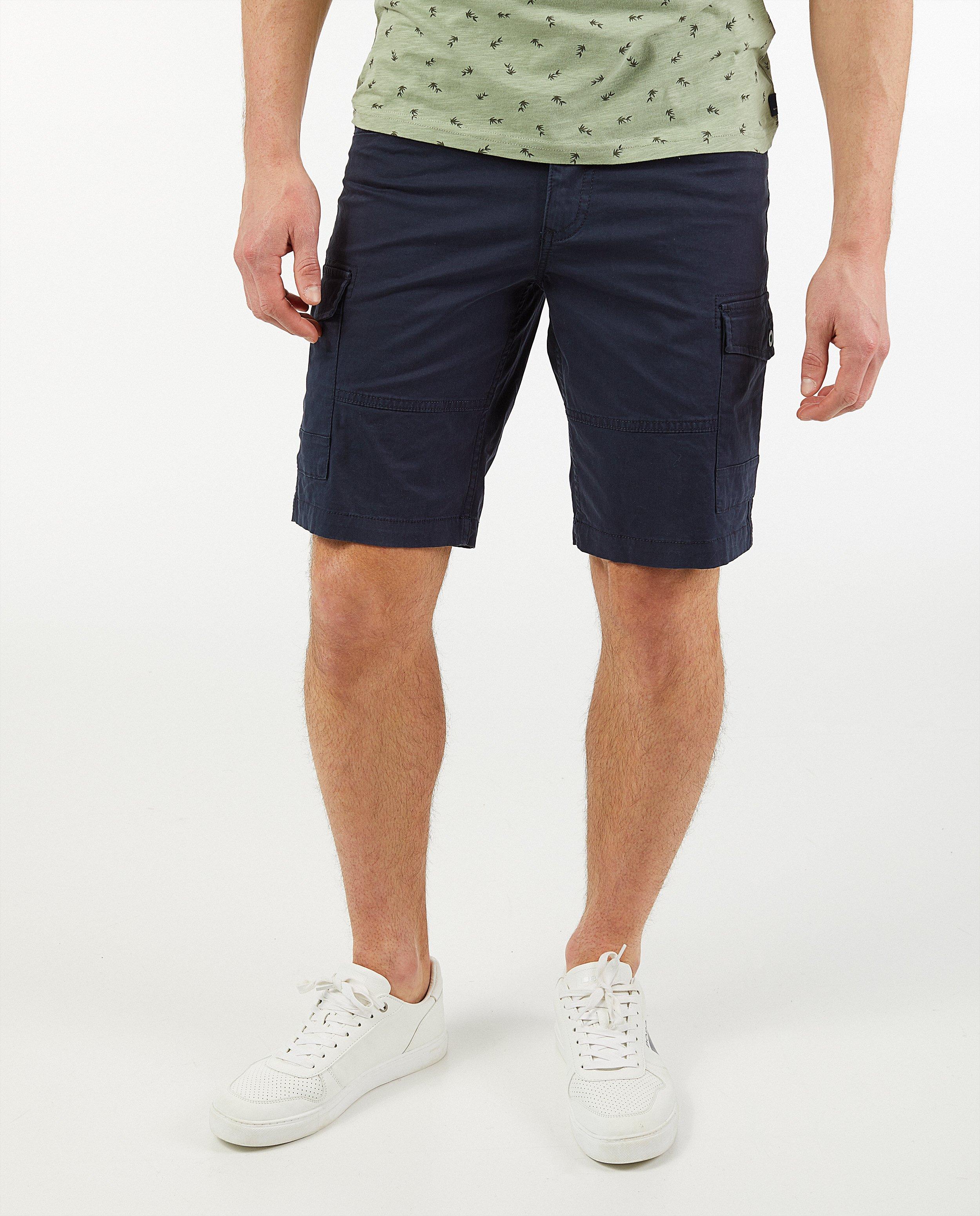Shorts - Bermuda beige à poches à rabat