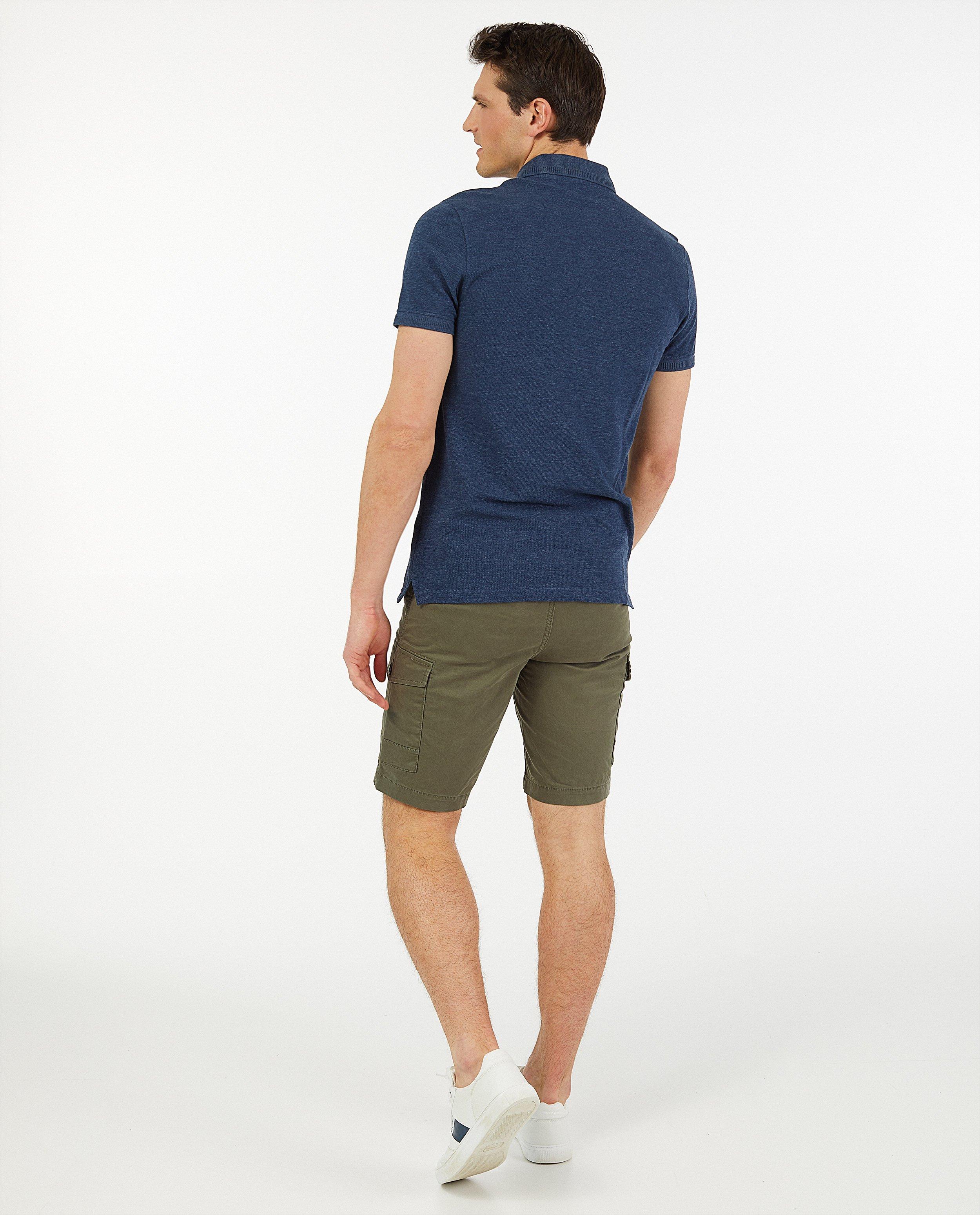 Shorts - Bermuda beige à poches à rabat