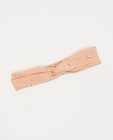 Roze haarband met print Your Wishes - met gekruist detail - Your Wishes