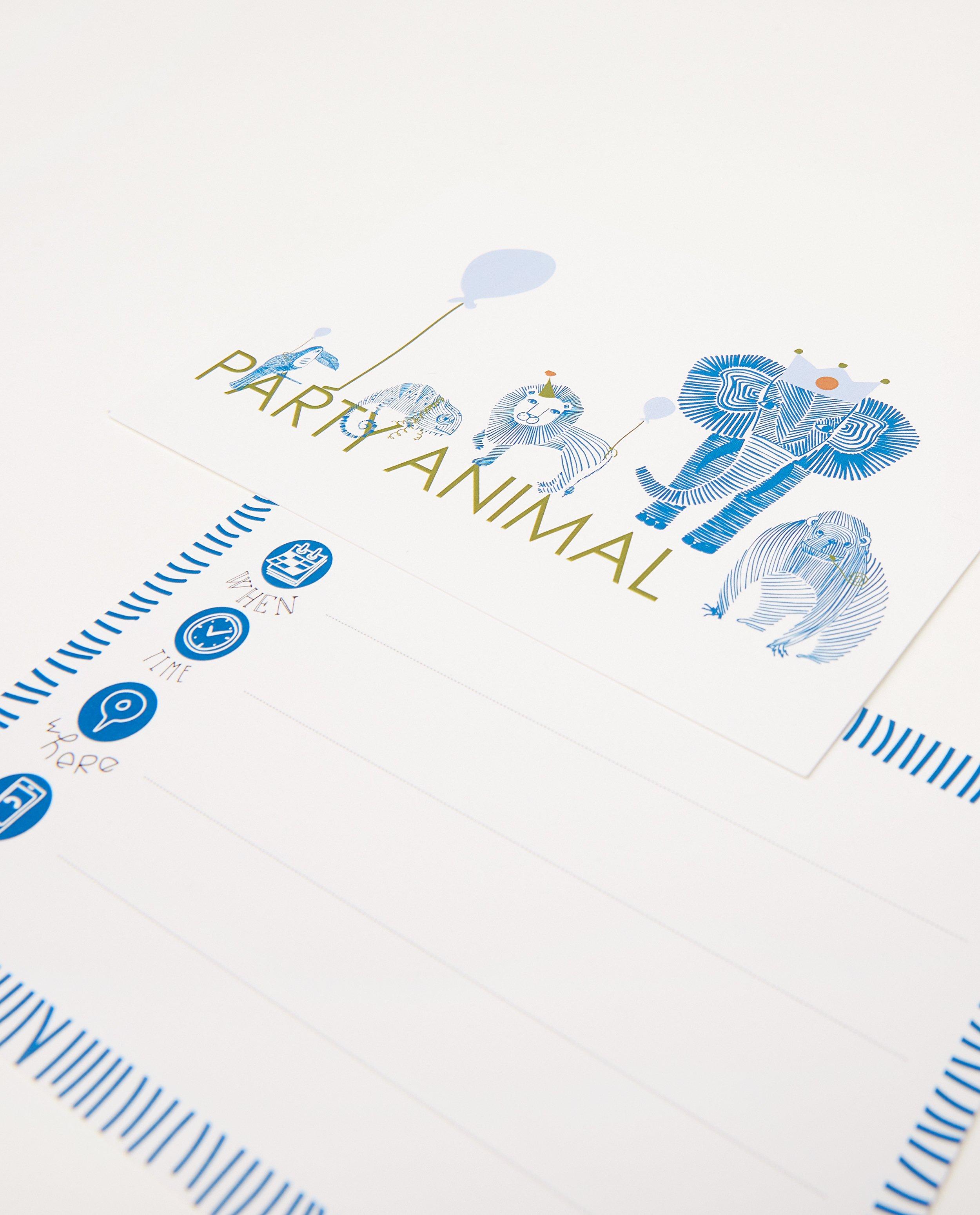 Cadeaux - Lot de 6 invitations d’anniversaire AVA x JBC