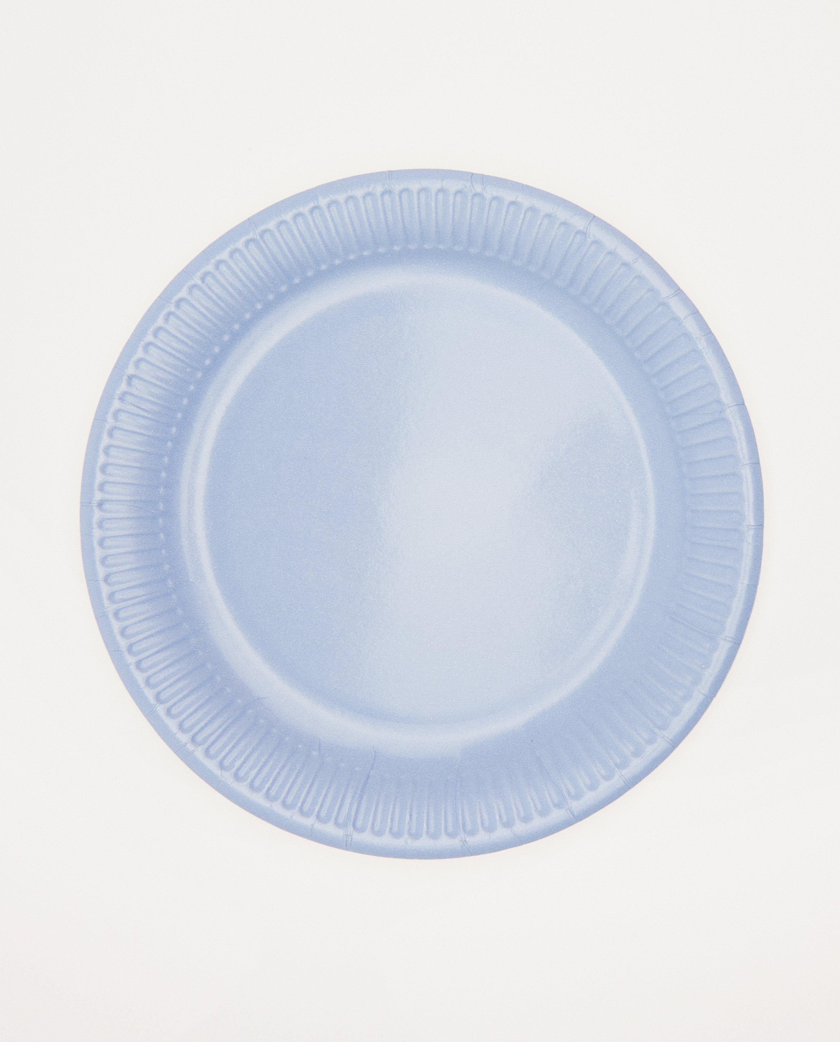 Lot de 8 assiettes en carton AVA x JBC - diamètre : 23 cm - AVA x JBC