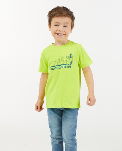 Geelgroen T-shirt met print Lego Geelgroen T-shirt met print Lego