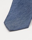 Dassen - Blauwe stropdas met microprint