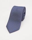 Cravate bleue à micro-imprimé - imprimé intégral - JBC