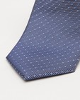 Dassen - Blauwe stropdas met microprint