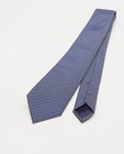 Cravates - Cravate bleue à micro-imprimé