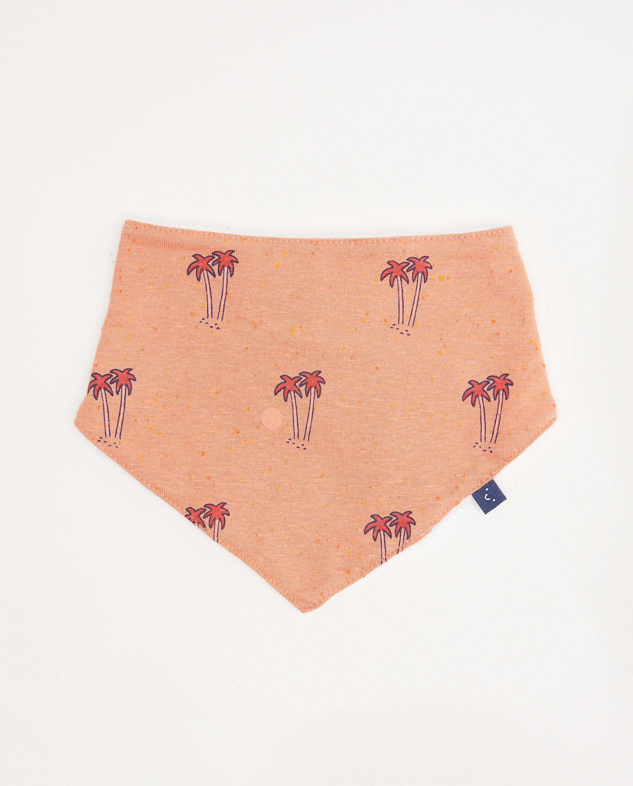 Bavoir orange à imprimé Feetje - imprimé intégral - Feetje