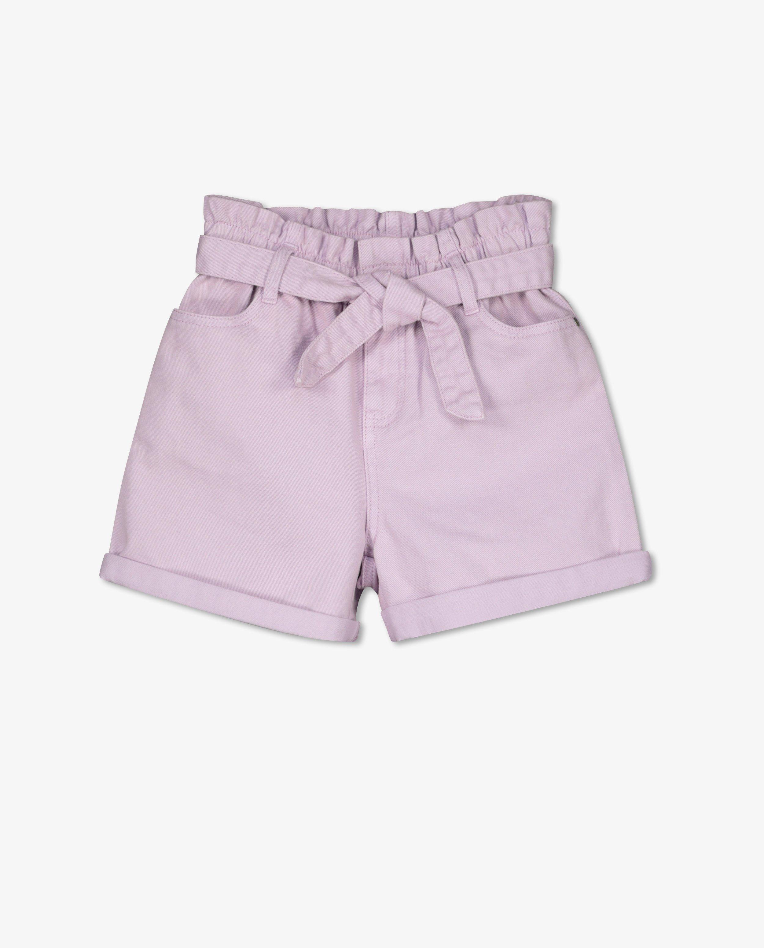 Shorten - Witte short met knooplint