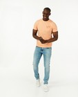 T-shirt en coton bio à imprimé - avec du fluo - Quarterback