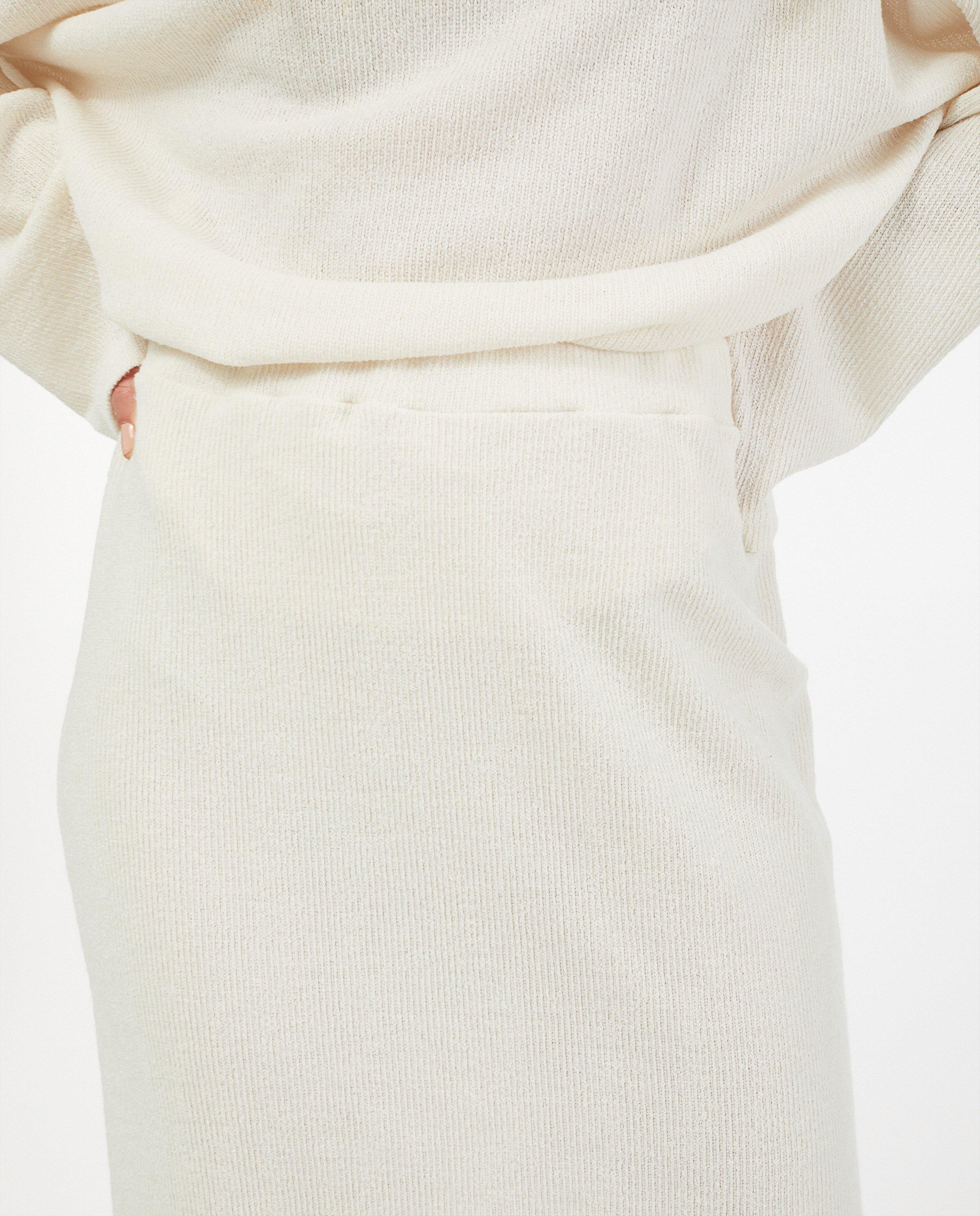 Rokken - Gebreide rok in off-white Ella Italia