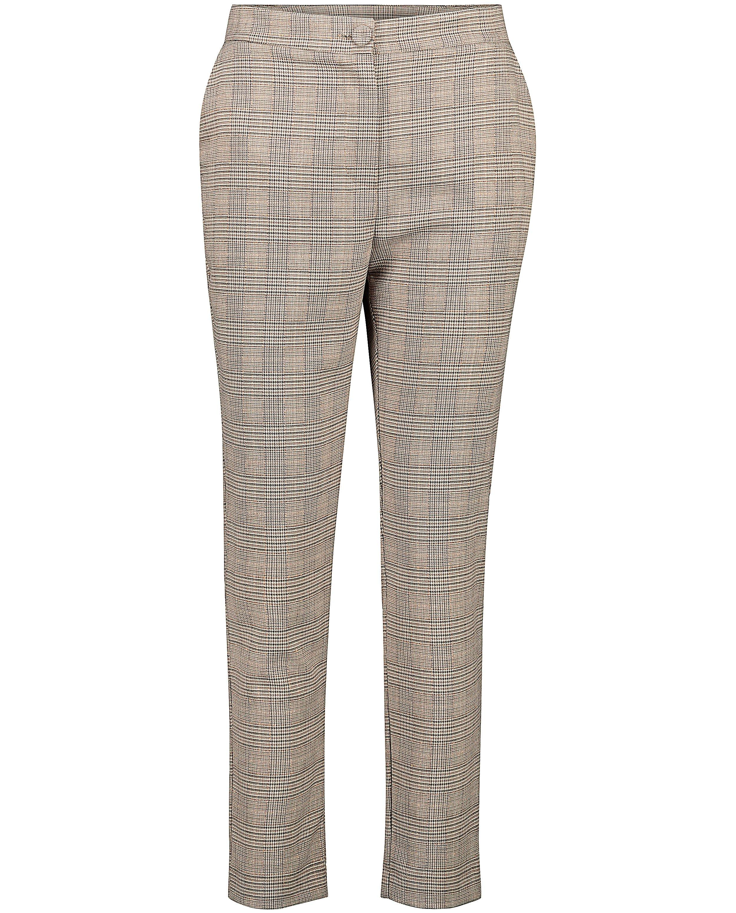 Pantalon brun à imprimé Ella Italia - fil métallisé - Ella Italia
