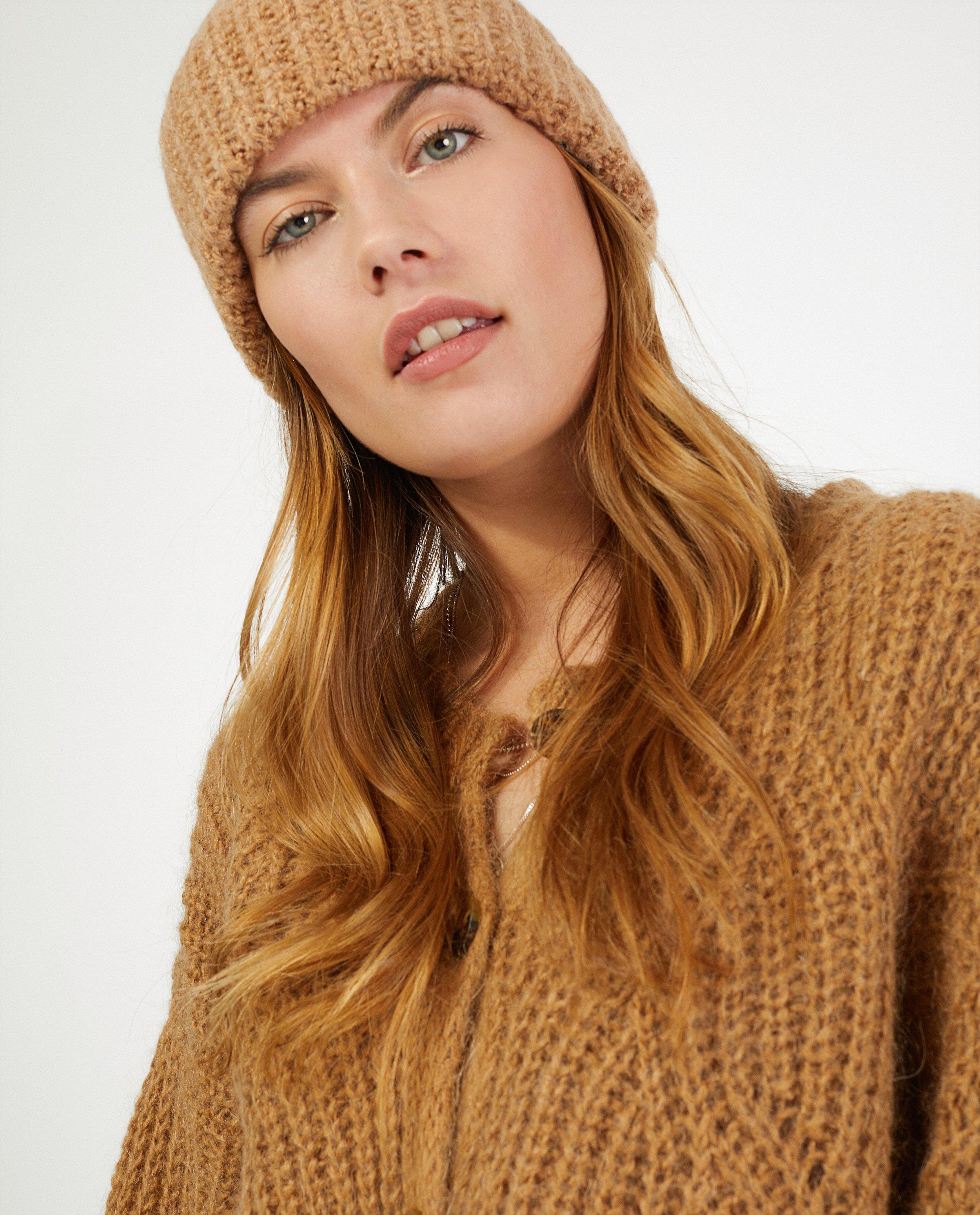 Cardigans - Cardigan beige en tricot