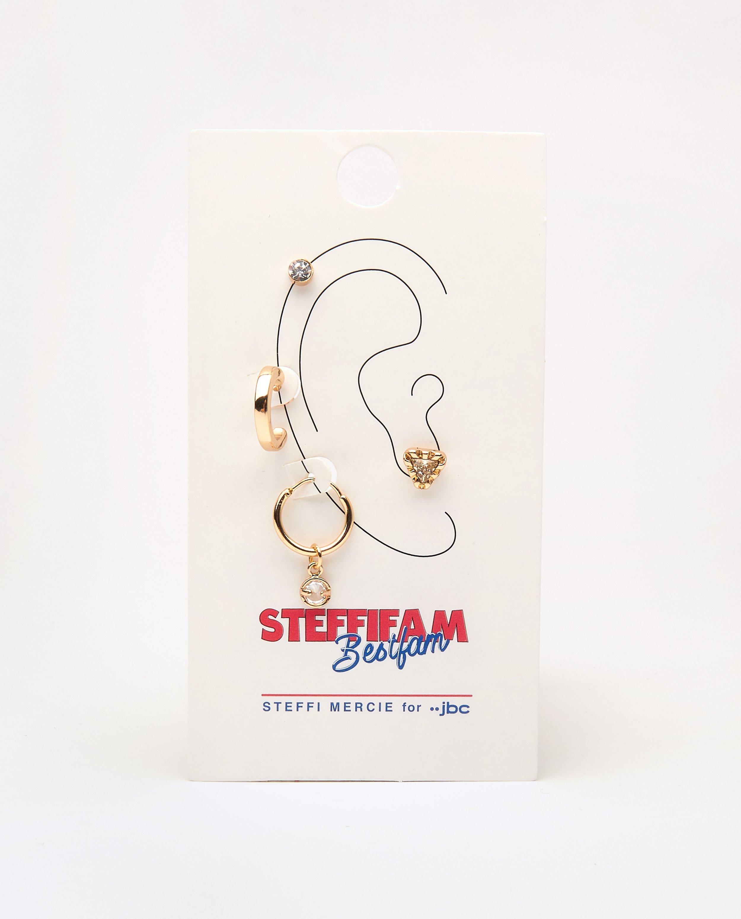 Bijoux - Boucles d’oreilles dorées Steffi Mercie