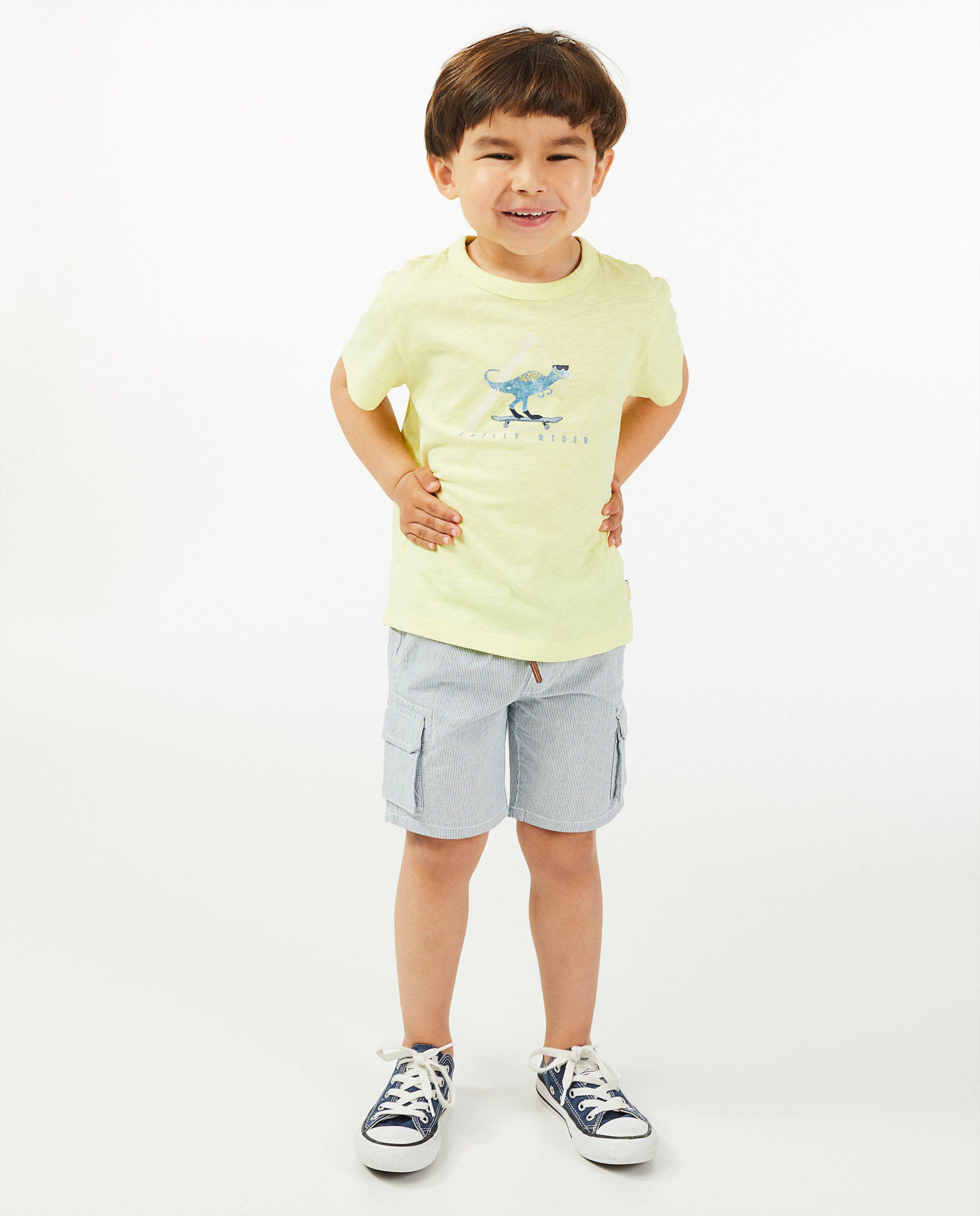 Biokatoenen T-shirt met print Wickie - met loose fit - Wickie