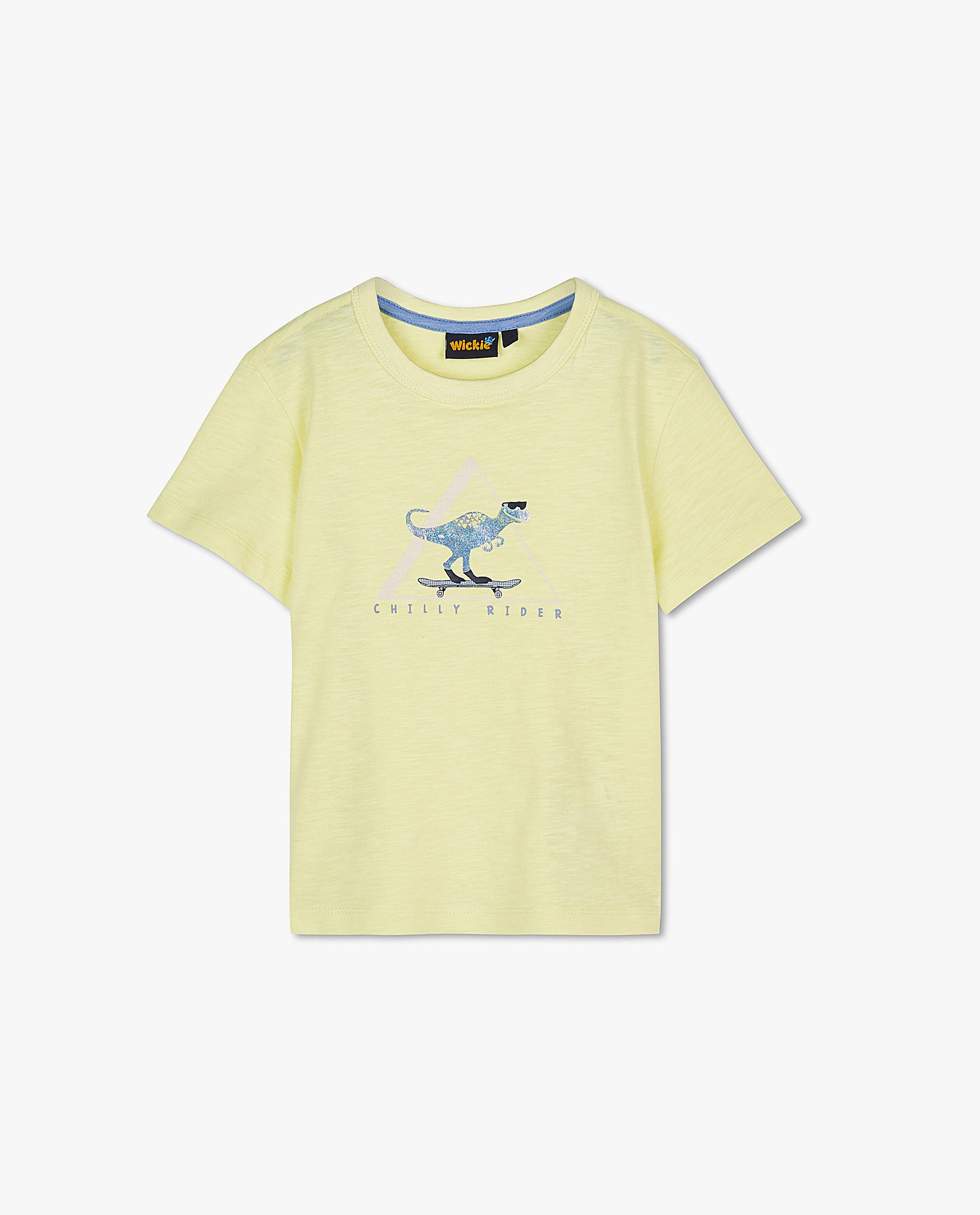 T-shirts - T-shirt en coton bio à imprimé Vic le Viking