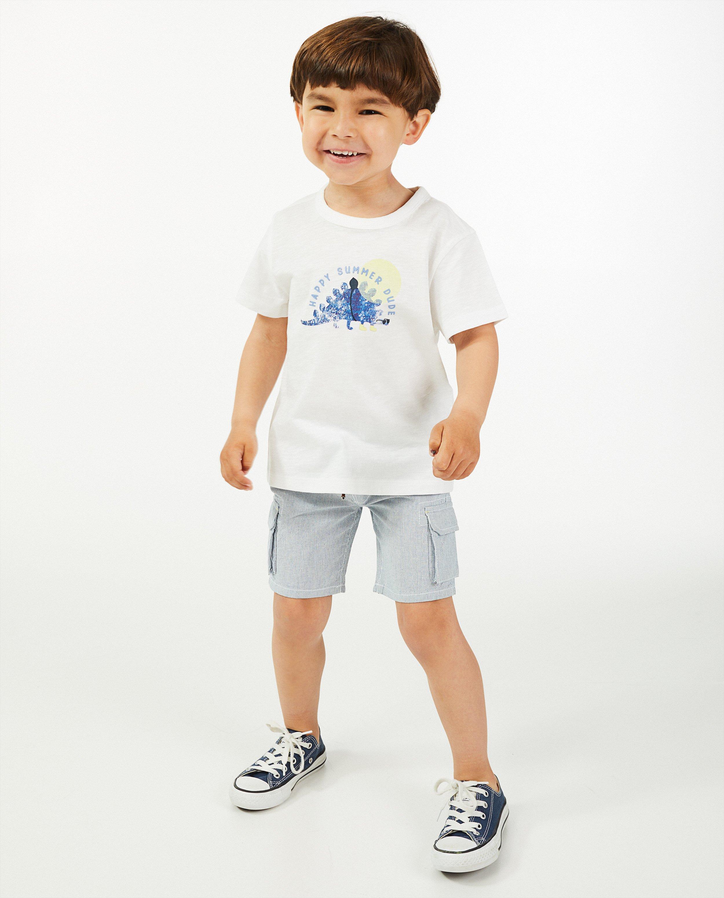 Biokatoenen T-shirt met print Wickie - met loose fit - Wickie